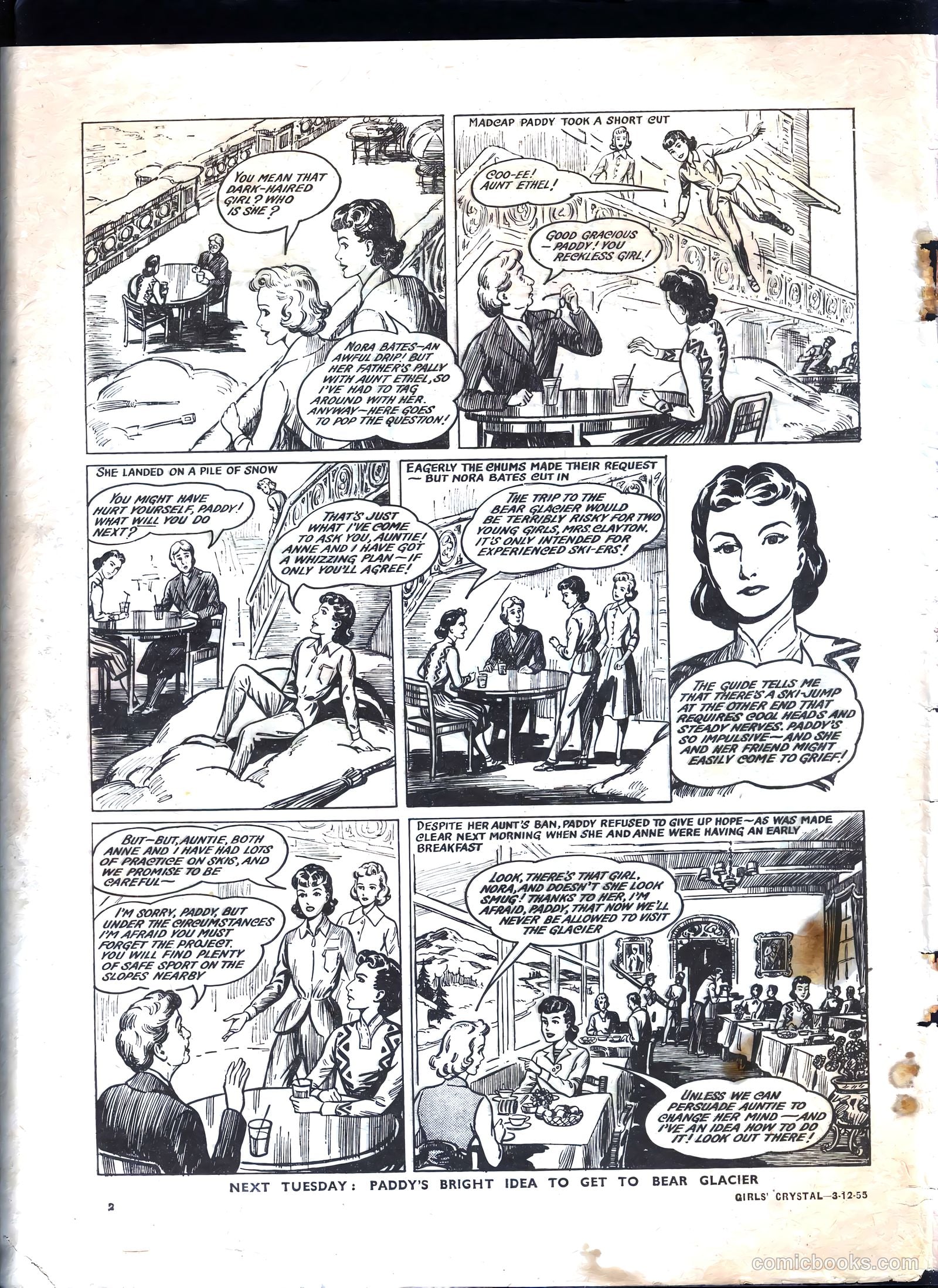 Girls' Crystal #1050 (1955) — page 2 of 20