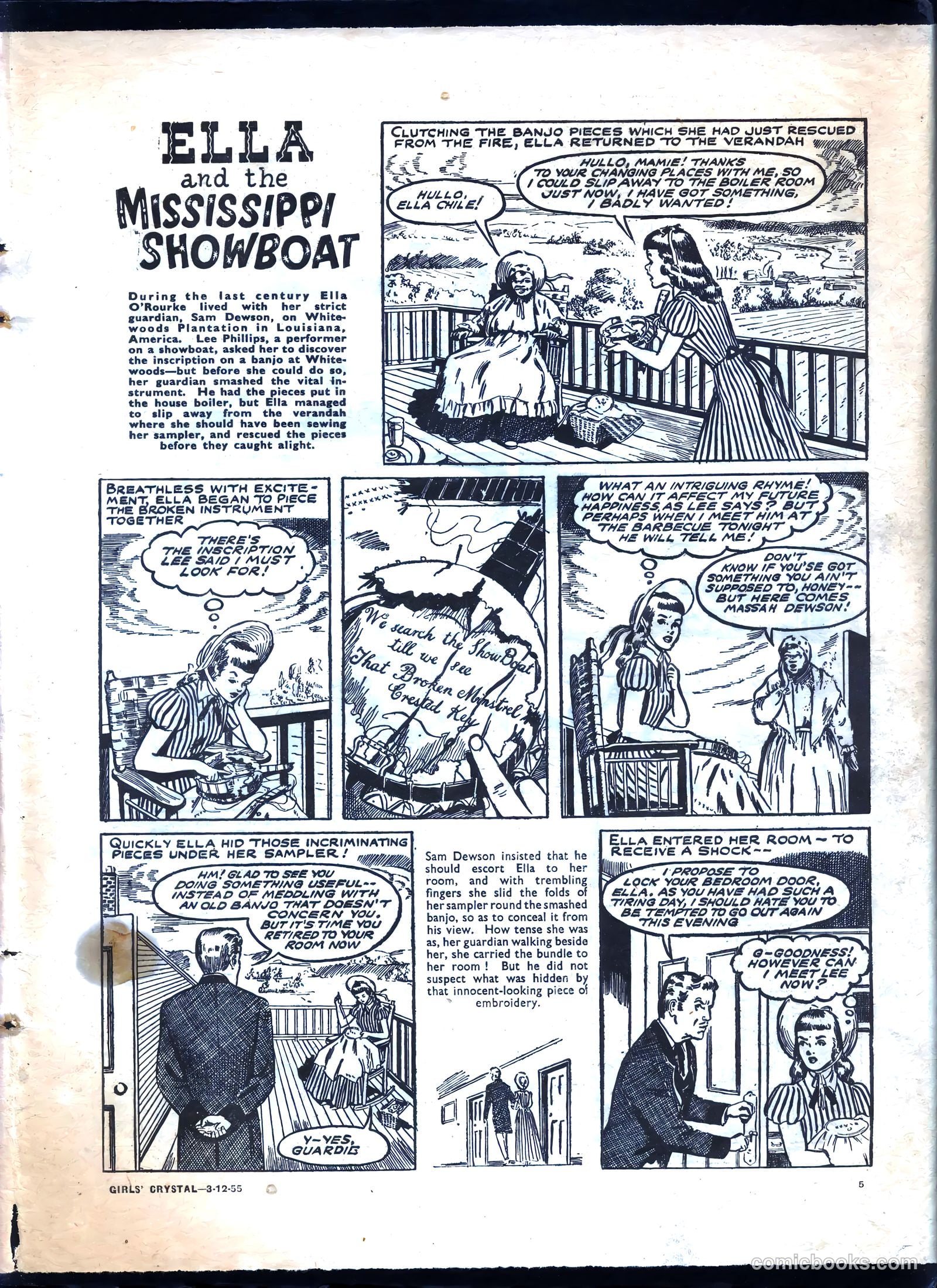 Girls' Crystal #1050 (1955) — page 5 of 20