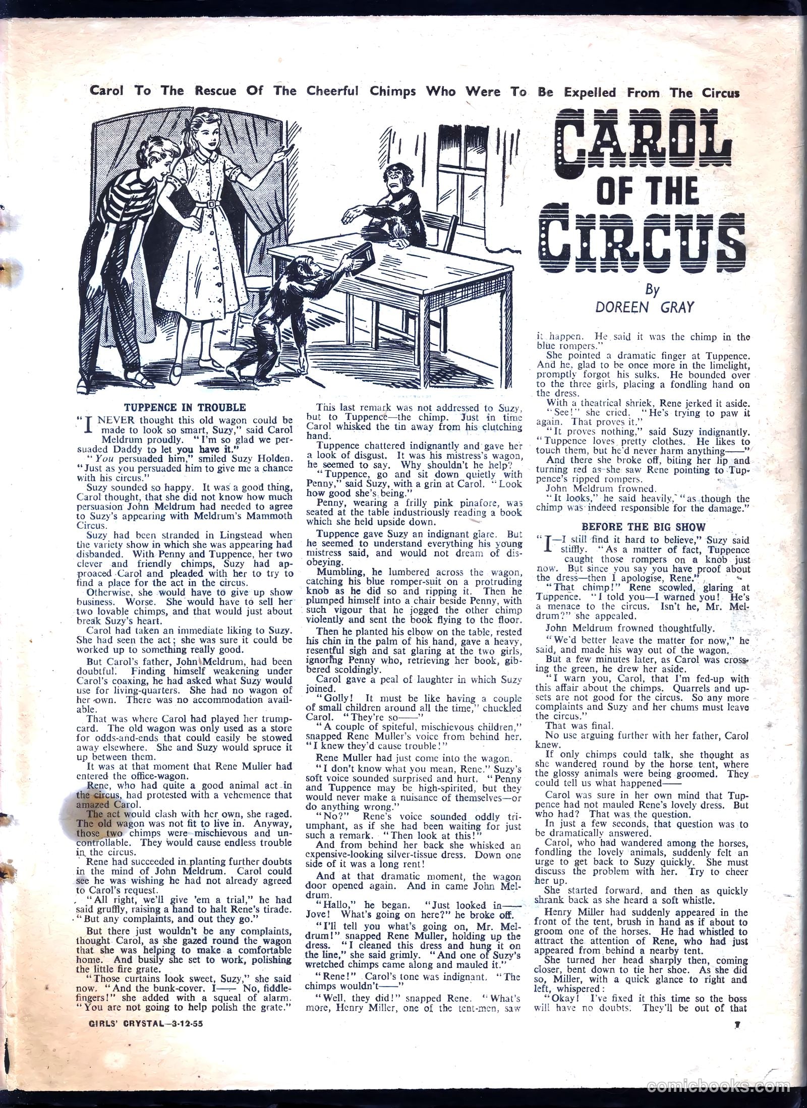 Girls' Crystal #1050 (1955) — page 7 of 20