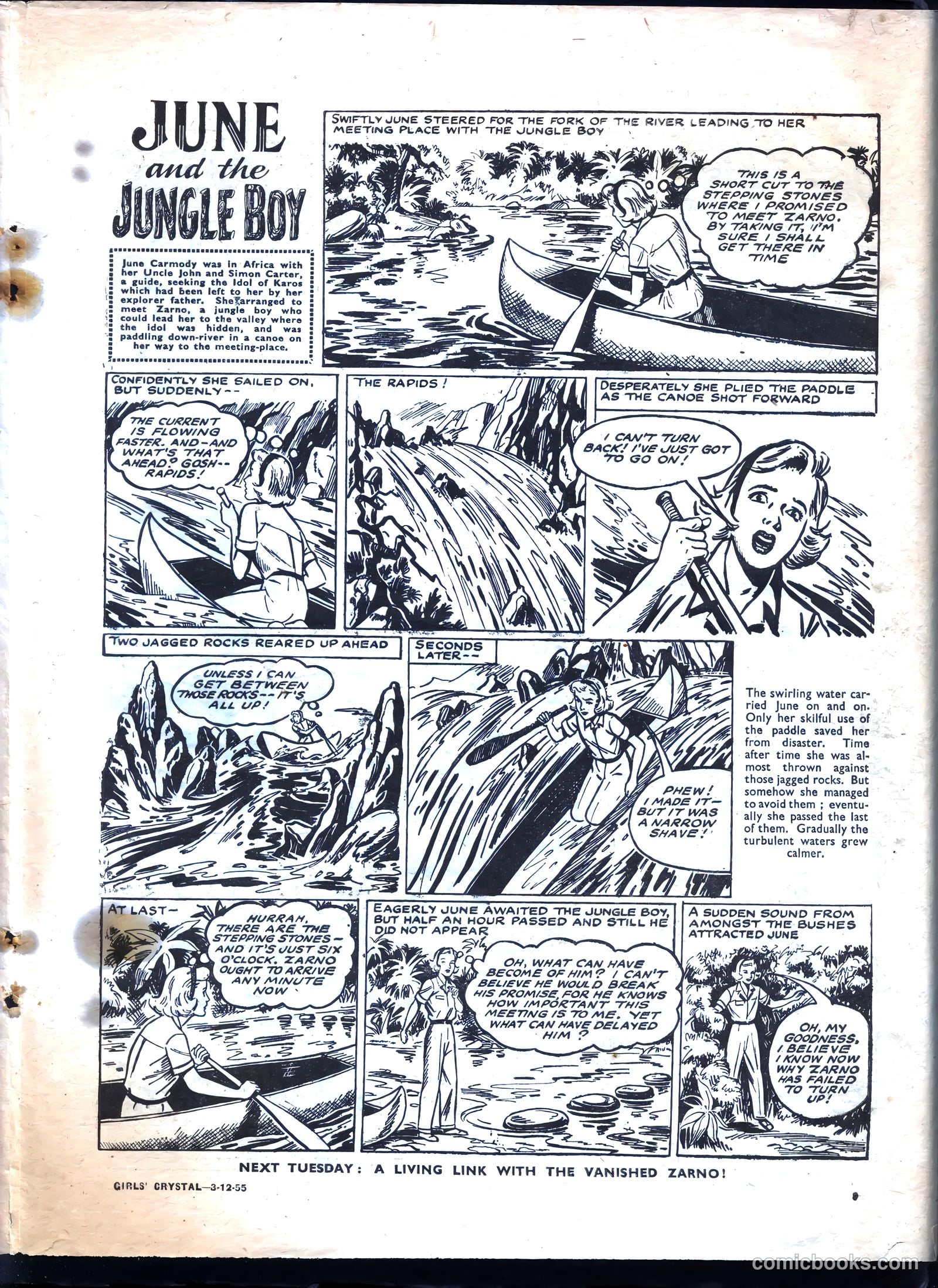 Girls' Crystal #1050 (1955) — page 9 of 20