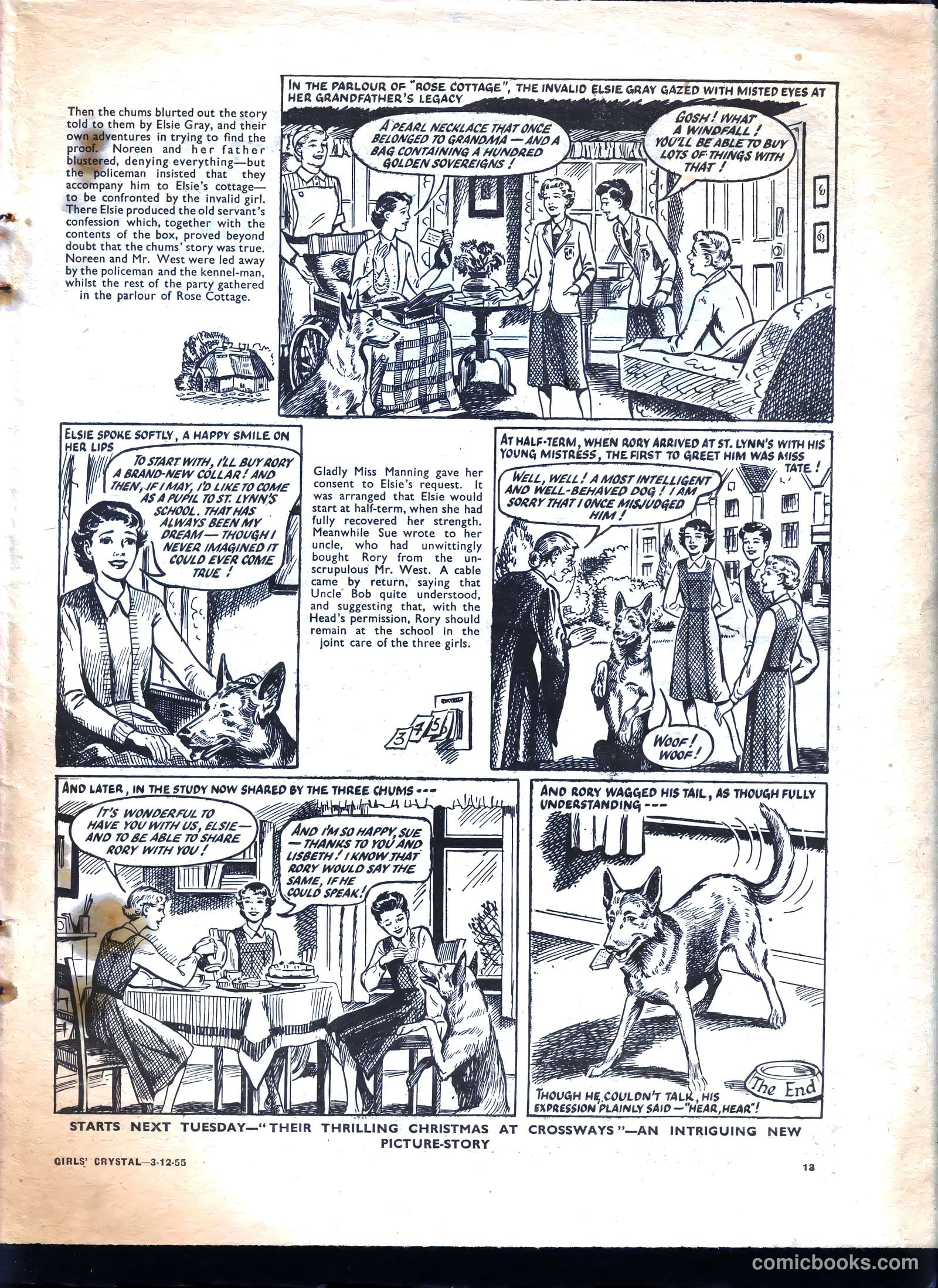 Girls' Crystal #1050 (1955) — page 13 of 20