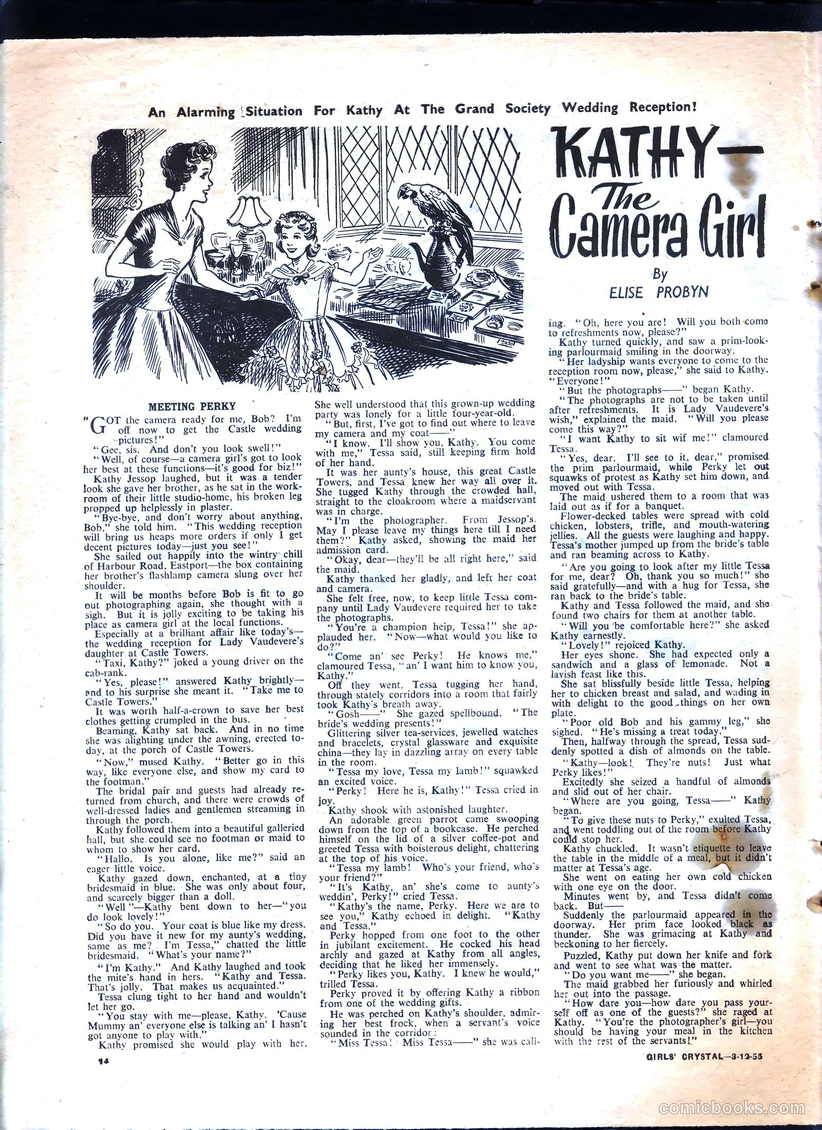 Girls' Crystal #1050 (1955) — page 14 of 20