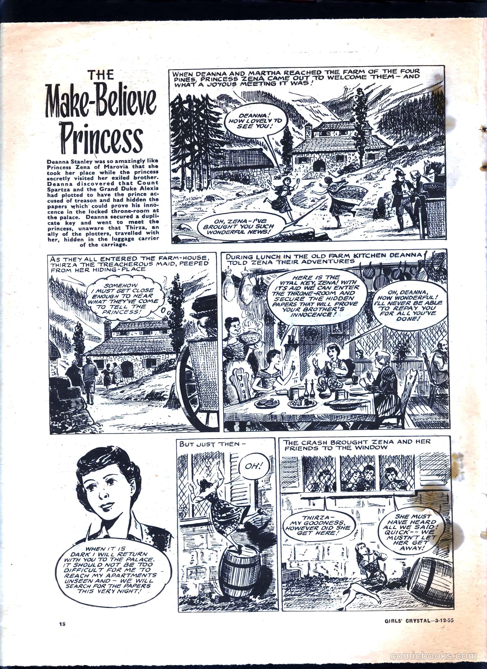 Girls' Crystal #1050 (1955) — page 16 of 20