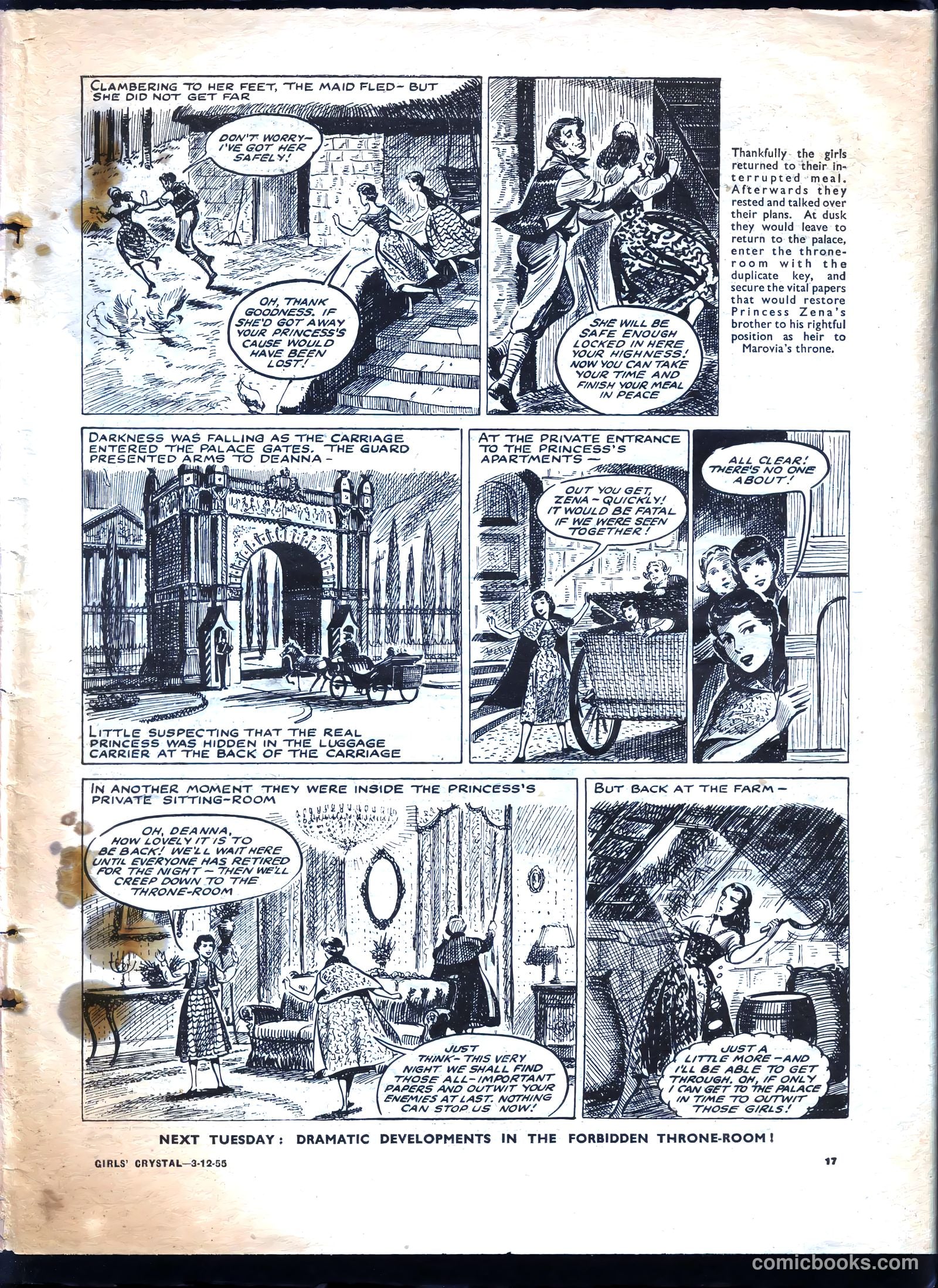 Girls' Crystal #1050 (1955) — page 17 of 20