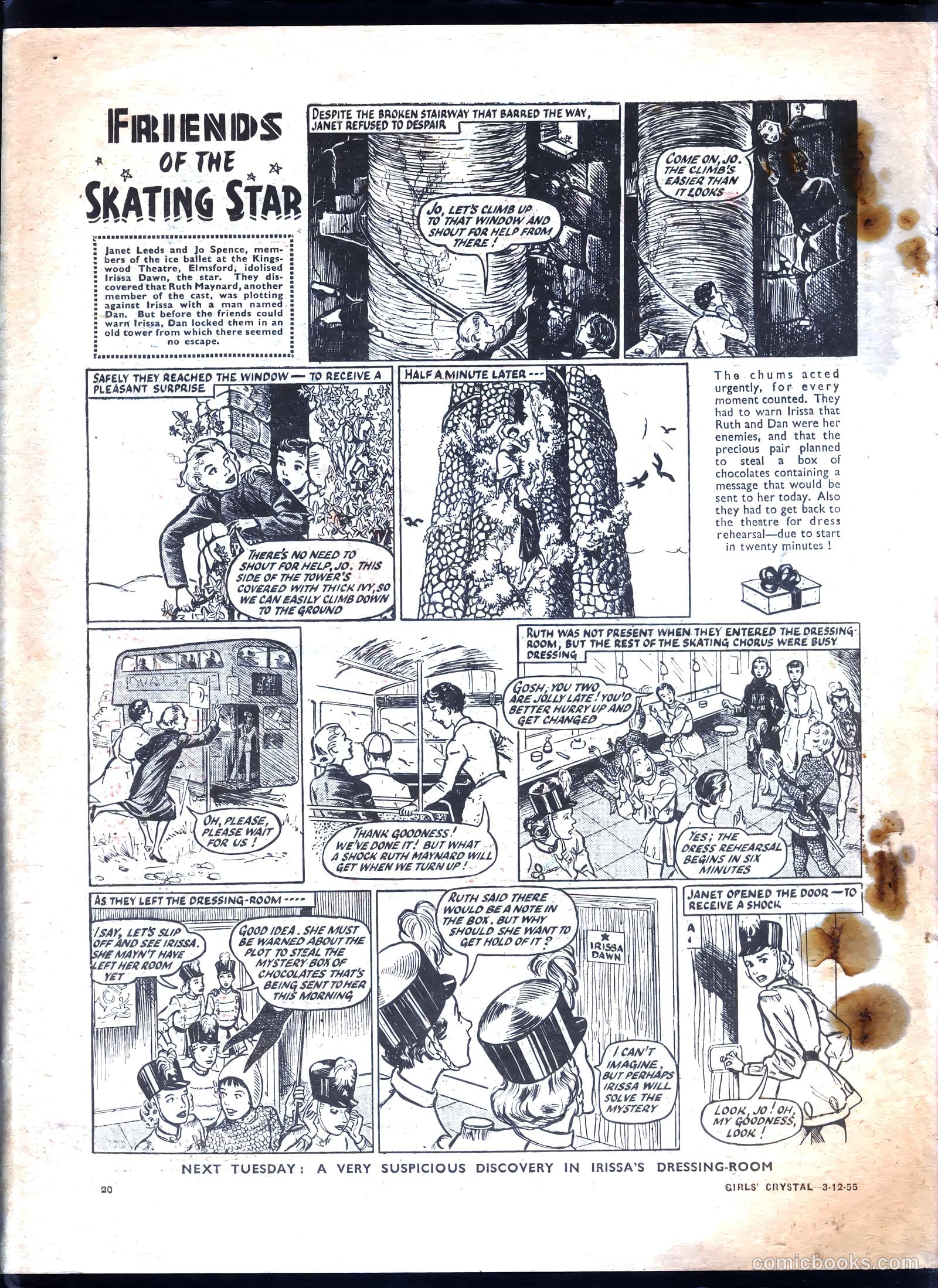 Girls' Crystal #1050 (1955) — page 20 of 20