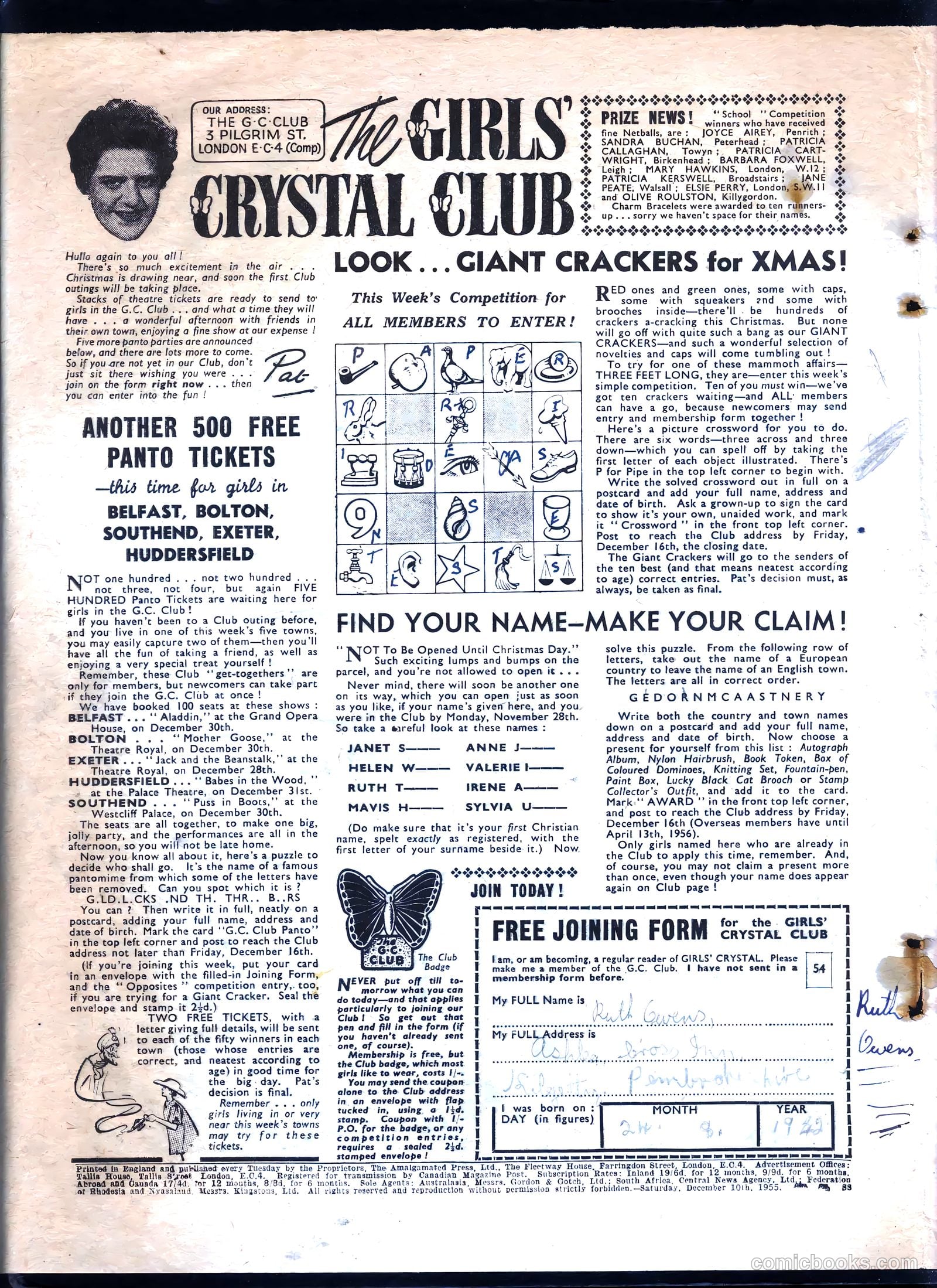 Girls' Crystal #1051 — page 18 of 20
