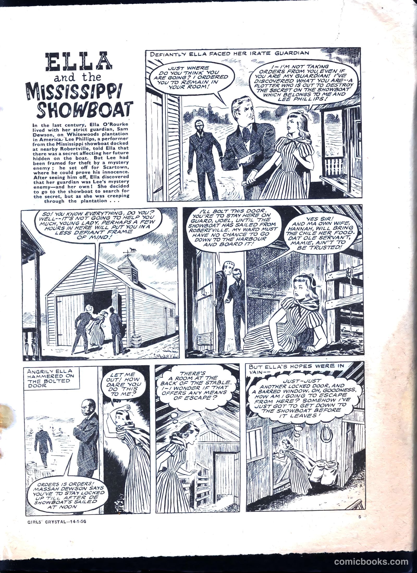 Girls' Crystal #1056 (1956) — page 5 of 20
