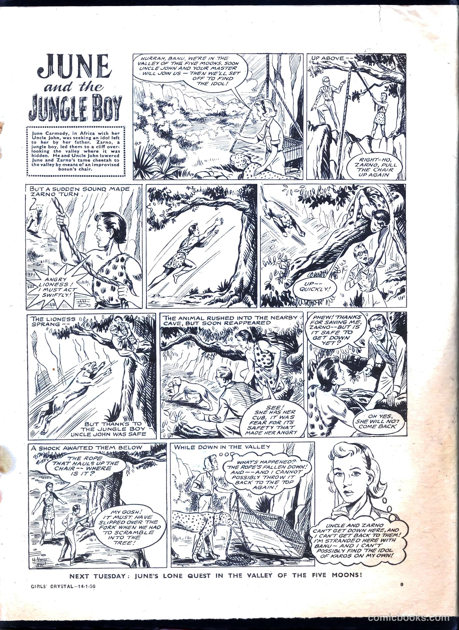 Girls' Crystal #1056 (1956) — page 9 of 20