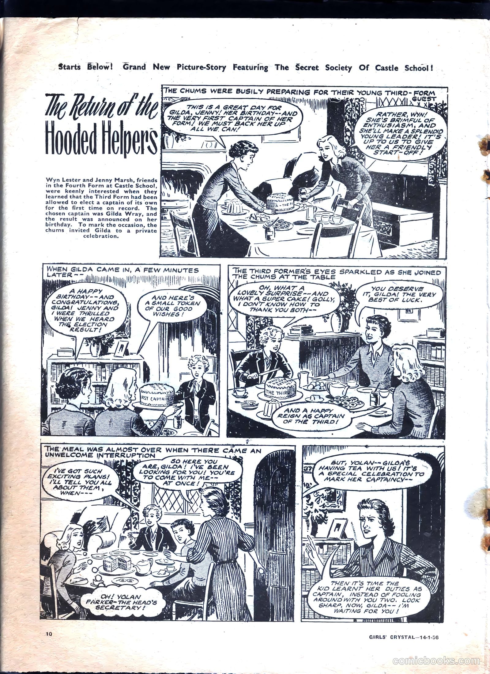 Girls' Crystal #1056 (1956) — page 10 of 20