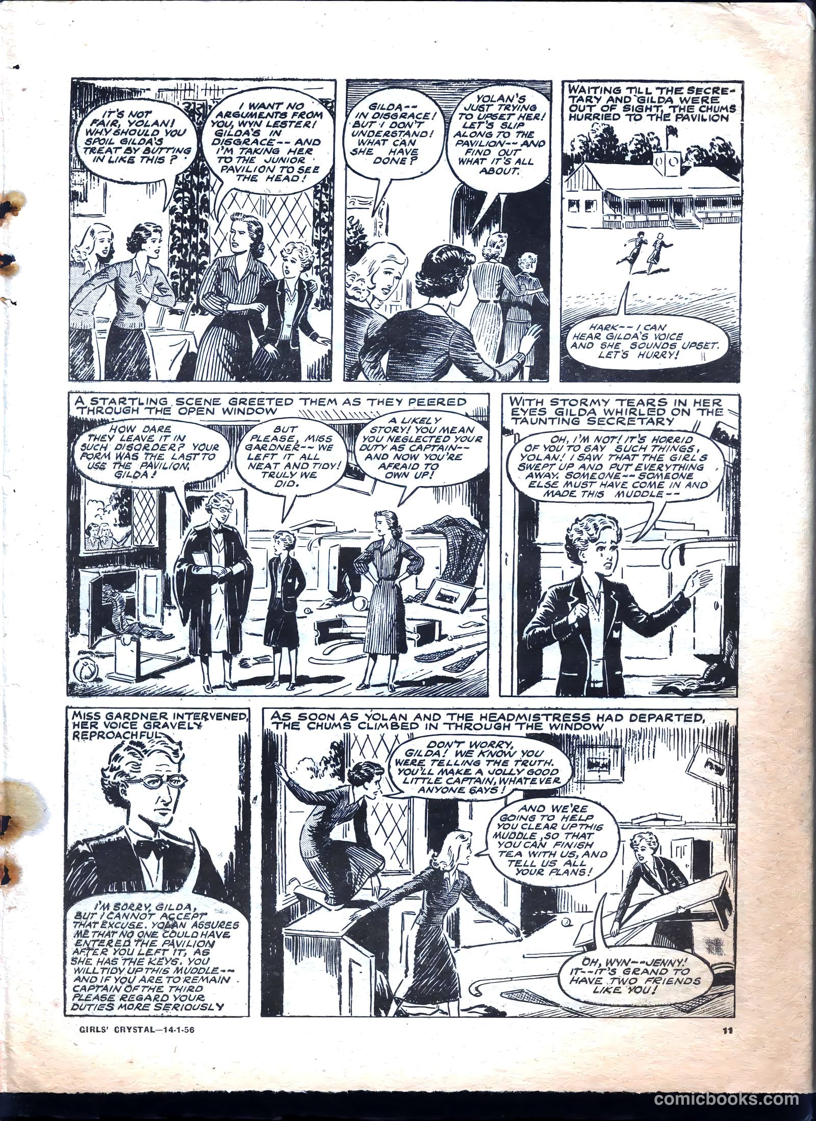 Girls' Crystal #1056 (1956) — page 11 of 20