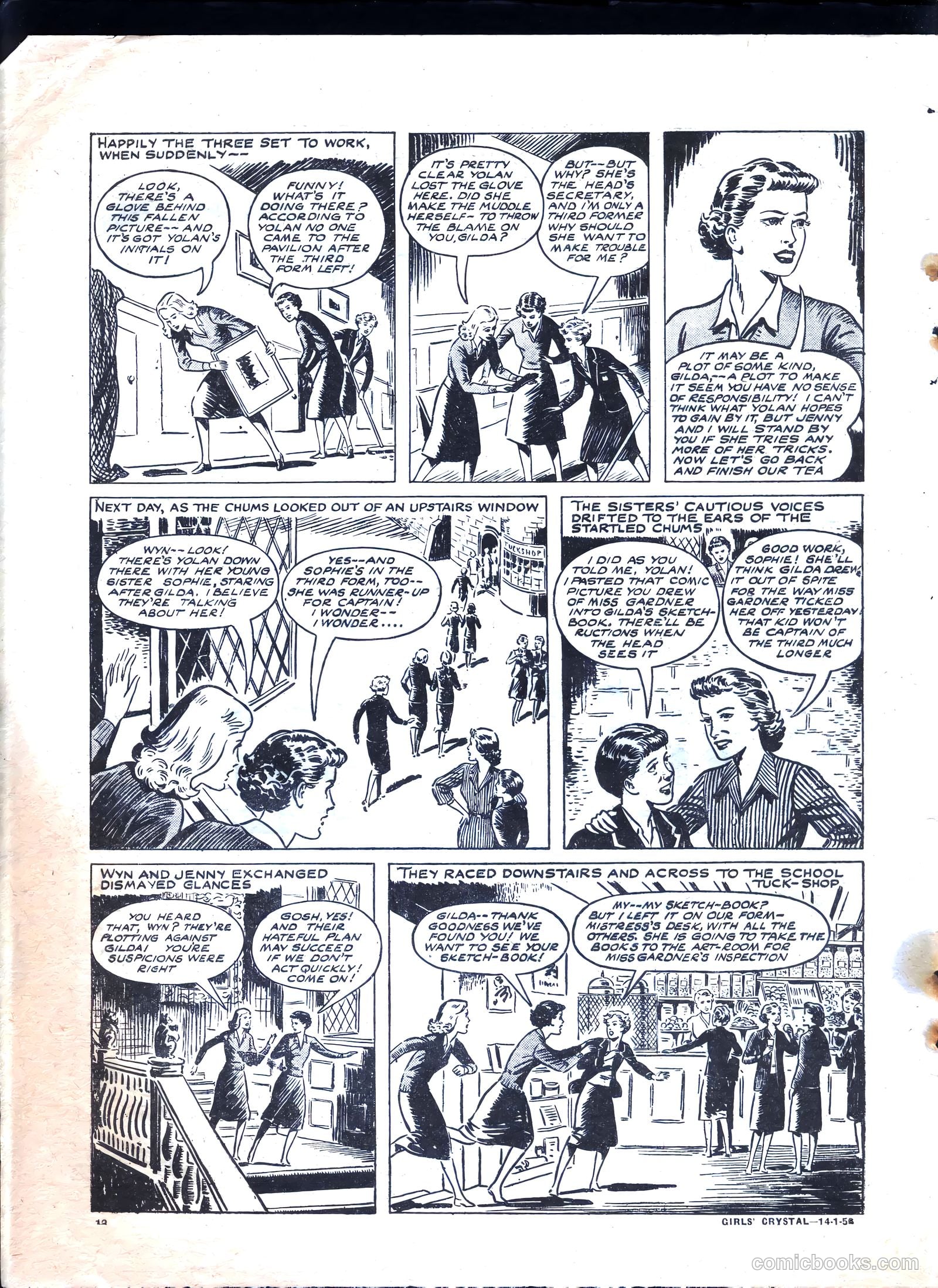 Girls' Crystal #1056 (1956) — page 12 of 20