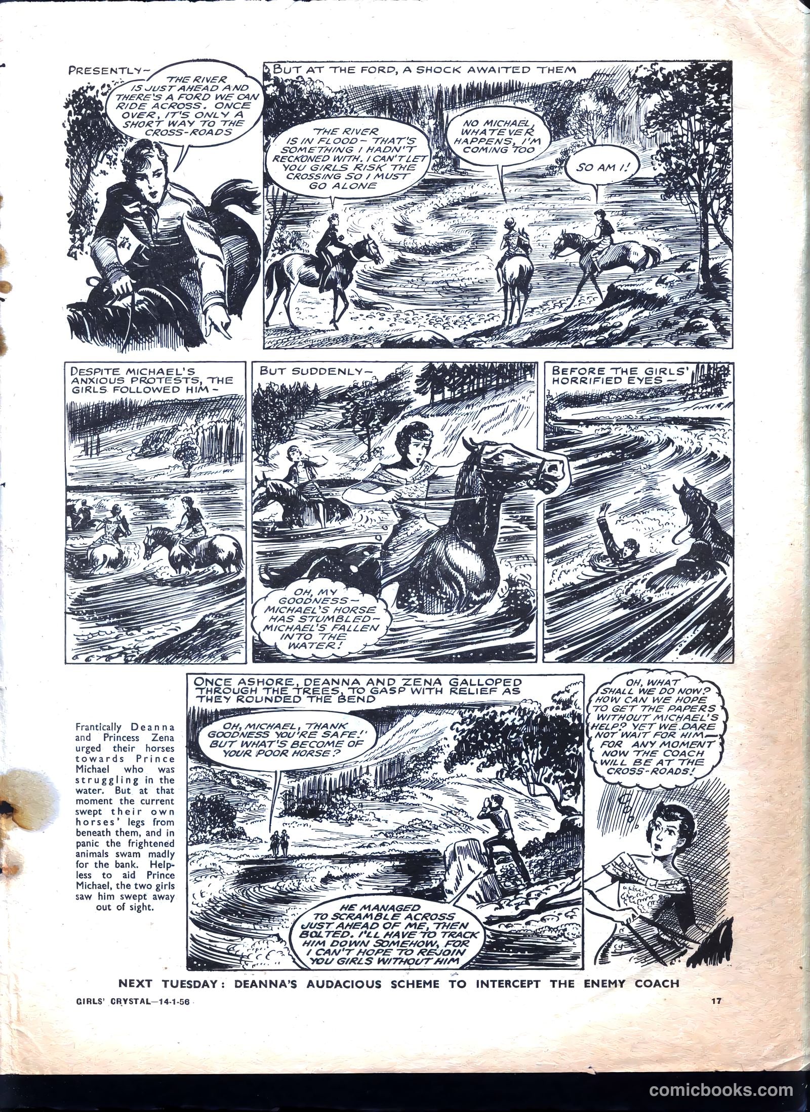 Girls' Crystal #1056 (1956) — page 17 of 20