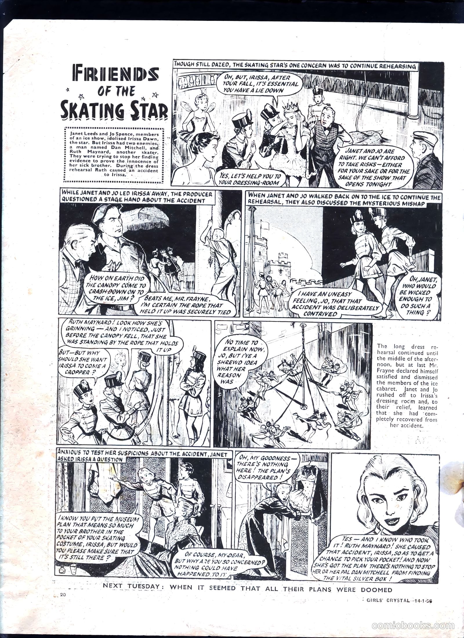 Girls' Crystal #1056 (1956) — page 20 of 20
