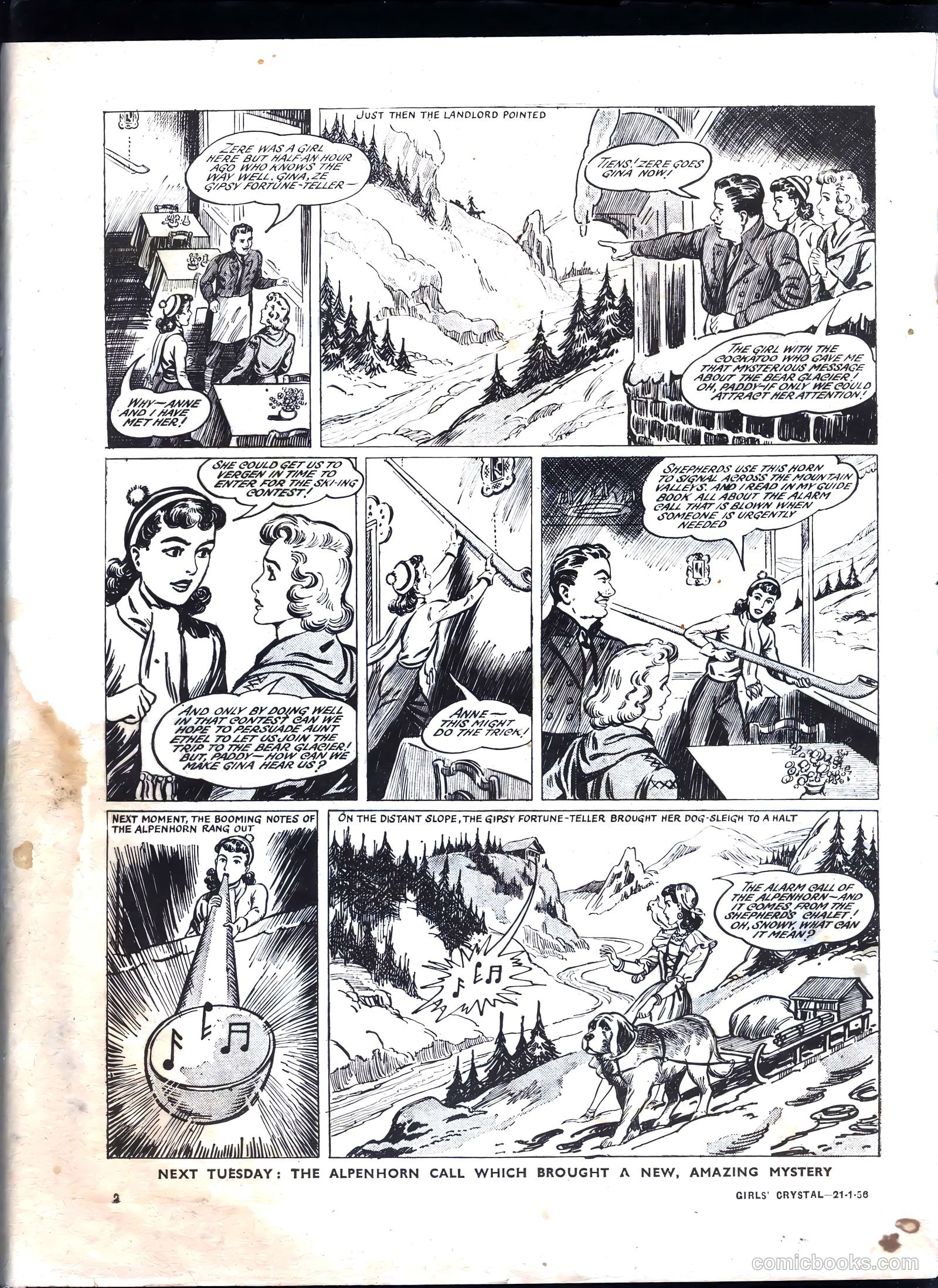Girls' Crystal #1057 (1956) — page 2 of 20