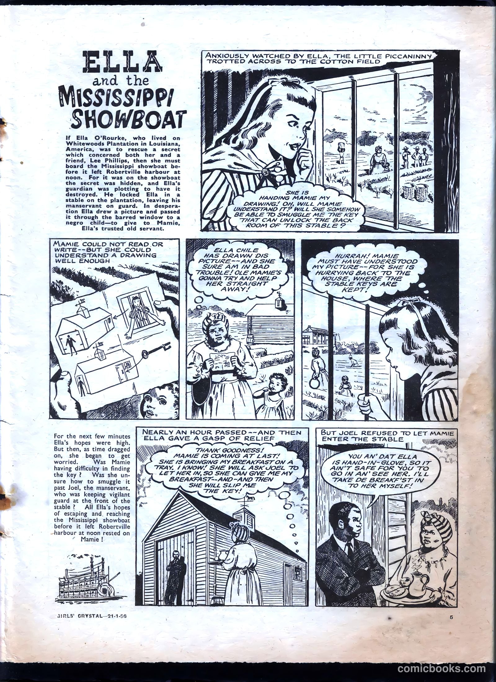 Girls' Crystal #1057 (1956) — page 5 of 20
