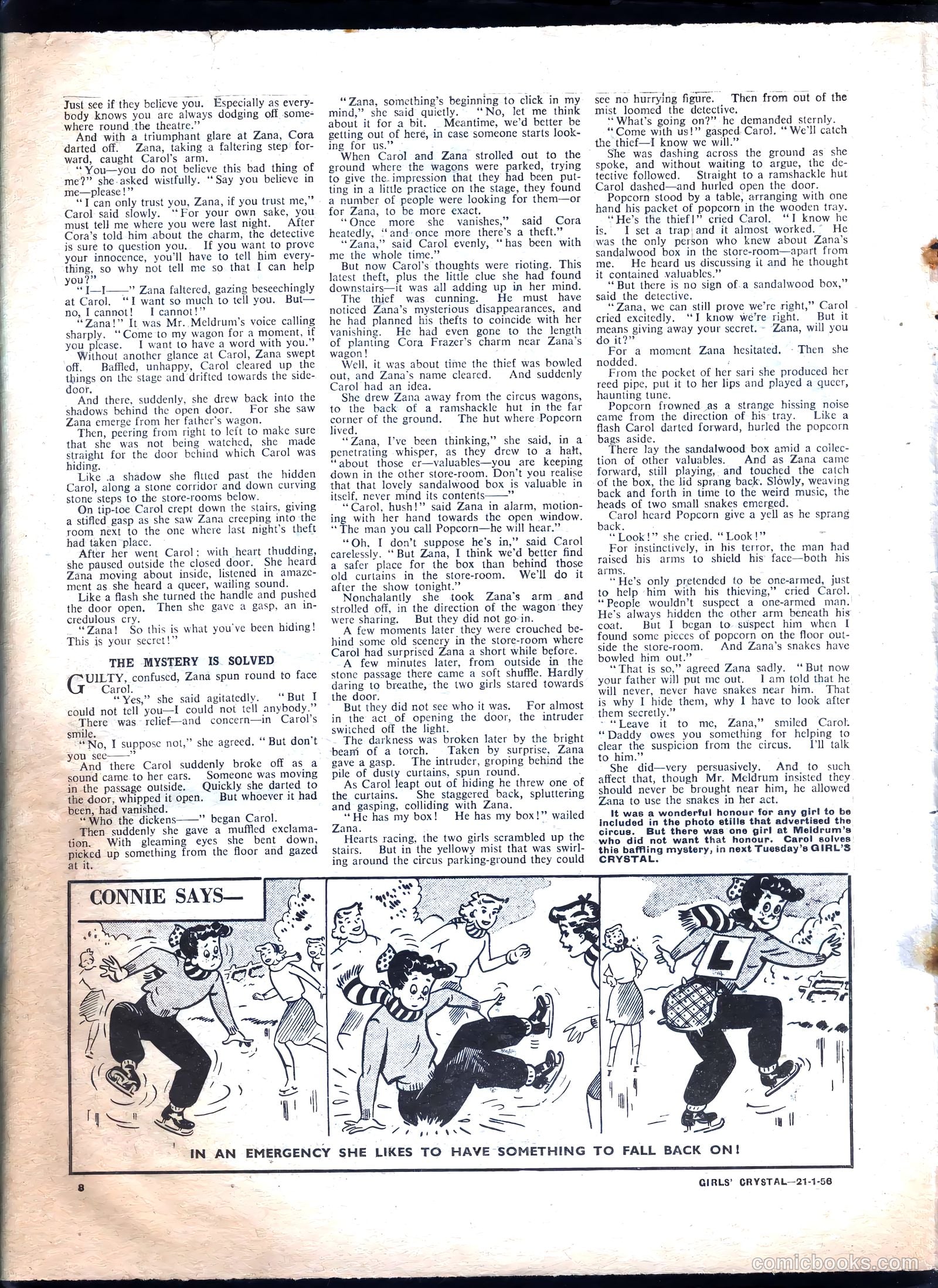 Girls' Crystal #1057 (1956) — page 8 of 20