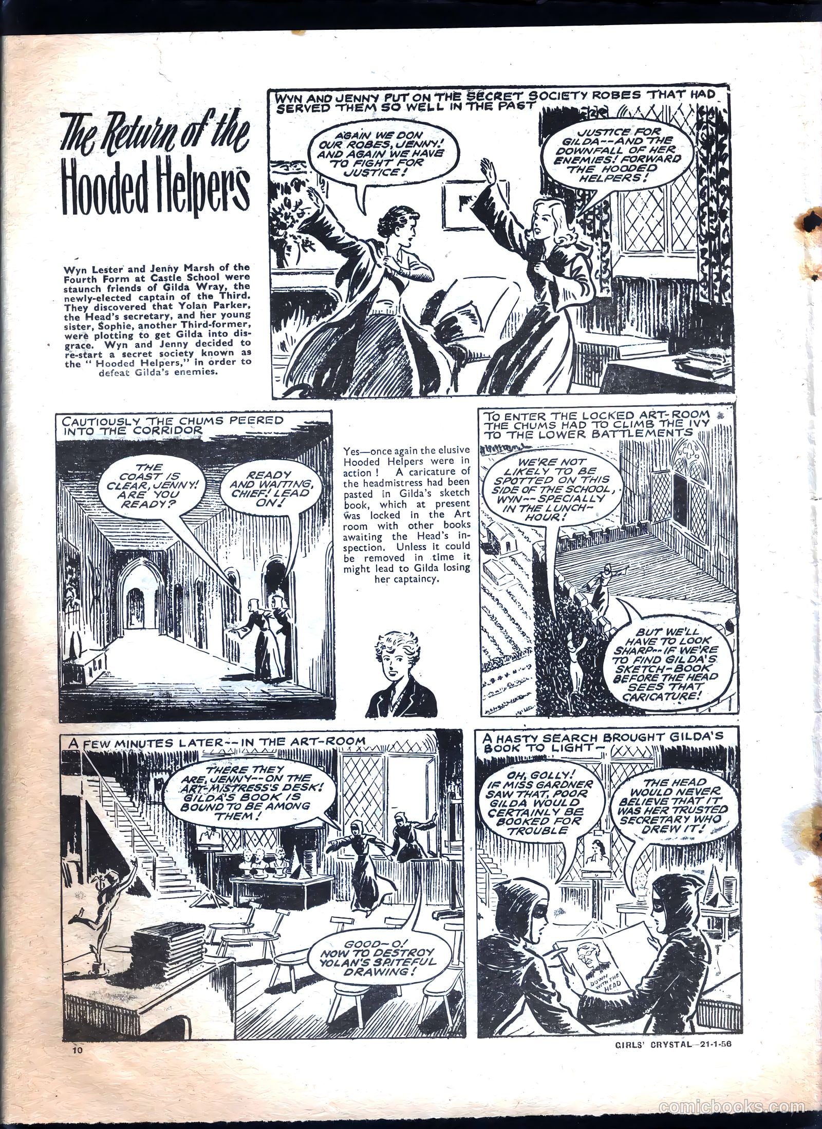 Girls' Crystal #1057 (1956) — page 10 of 20