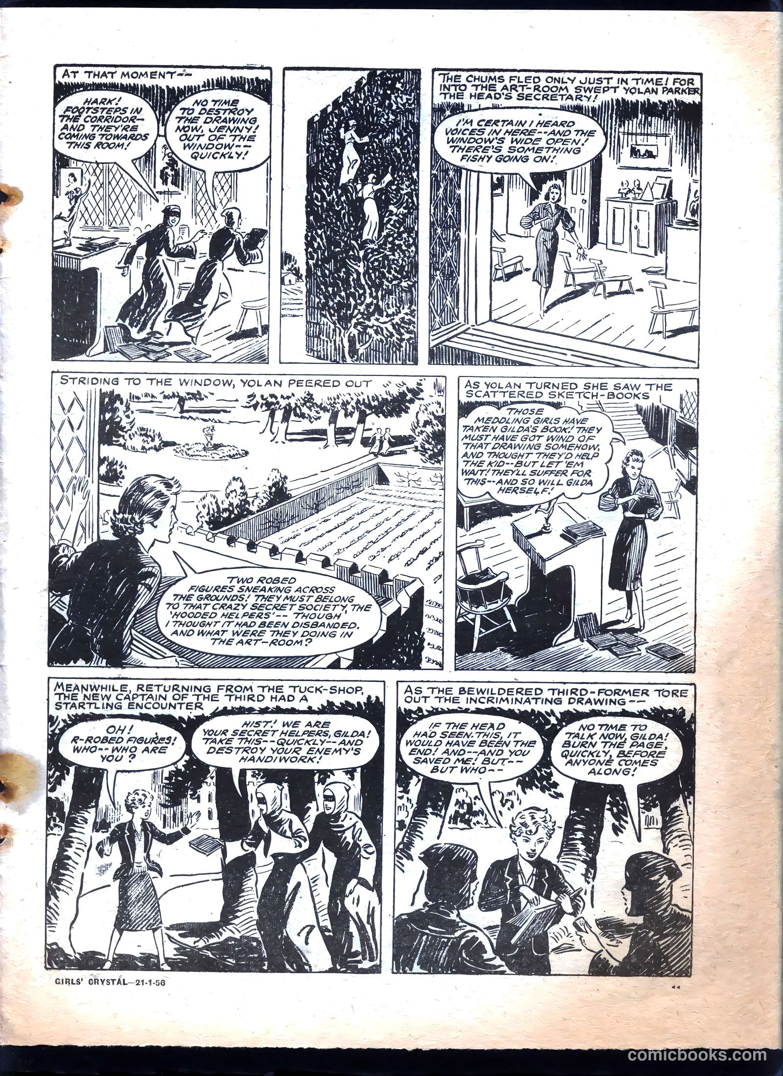 Girls' Crystal #1057 (1956) — page 11 of 20