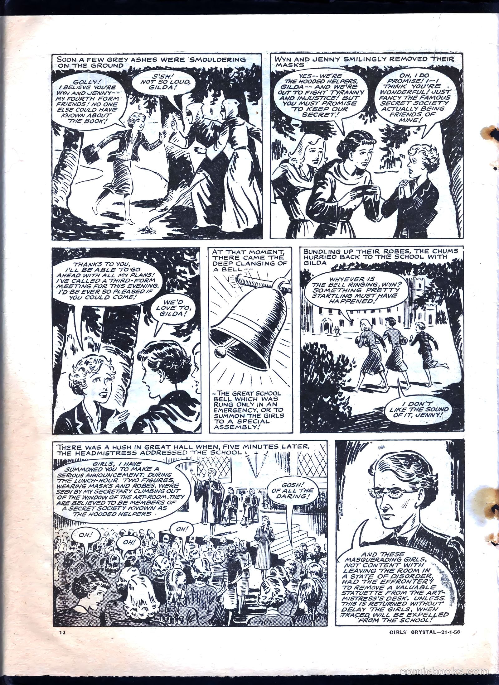 Girls' Crystal #1057 (1956) — page 12 of 20