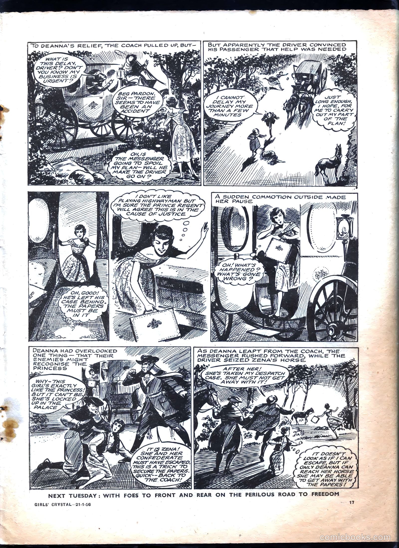 Girls' Crystal #1057 (1956) — page 17 of 20