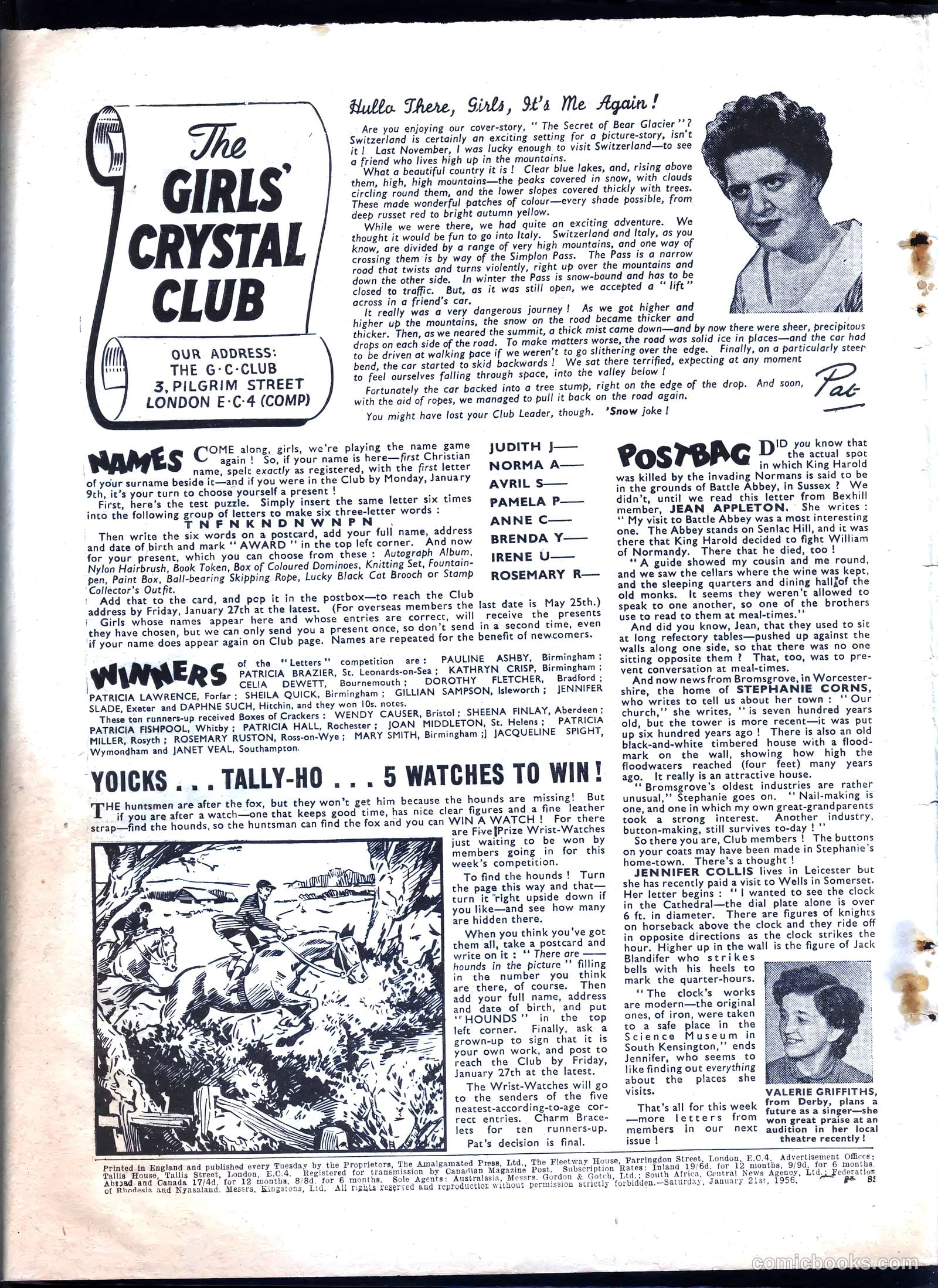 Girls' Crystal #1057 (1956) — page 18 of 20