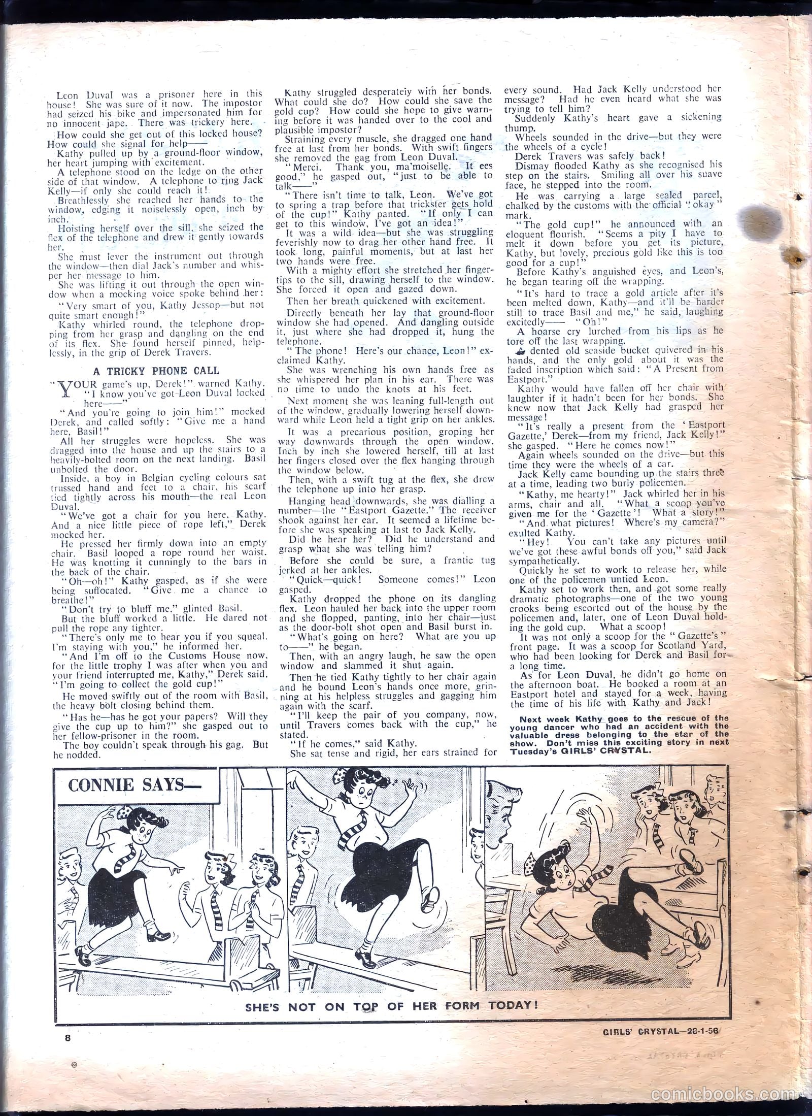Girls' Crystal #1058 (1956) — page 8 of 20