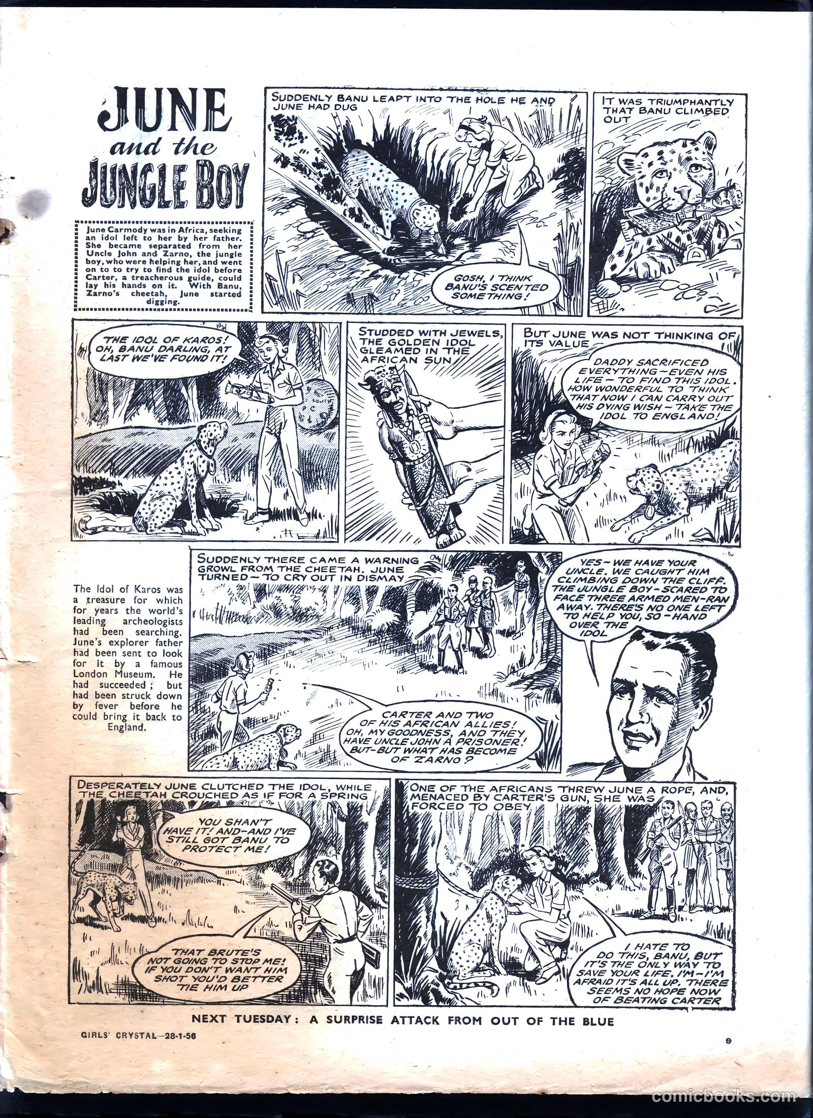 Girls' Crystal #1058 (1956) — page 9 of 20