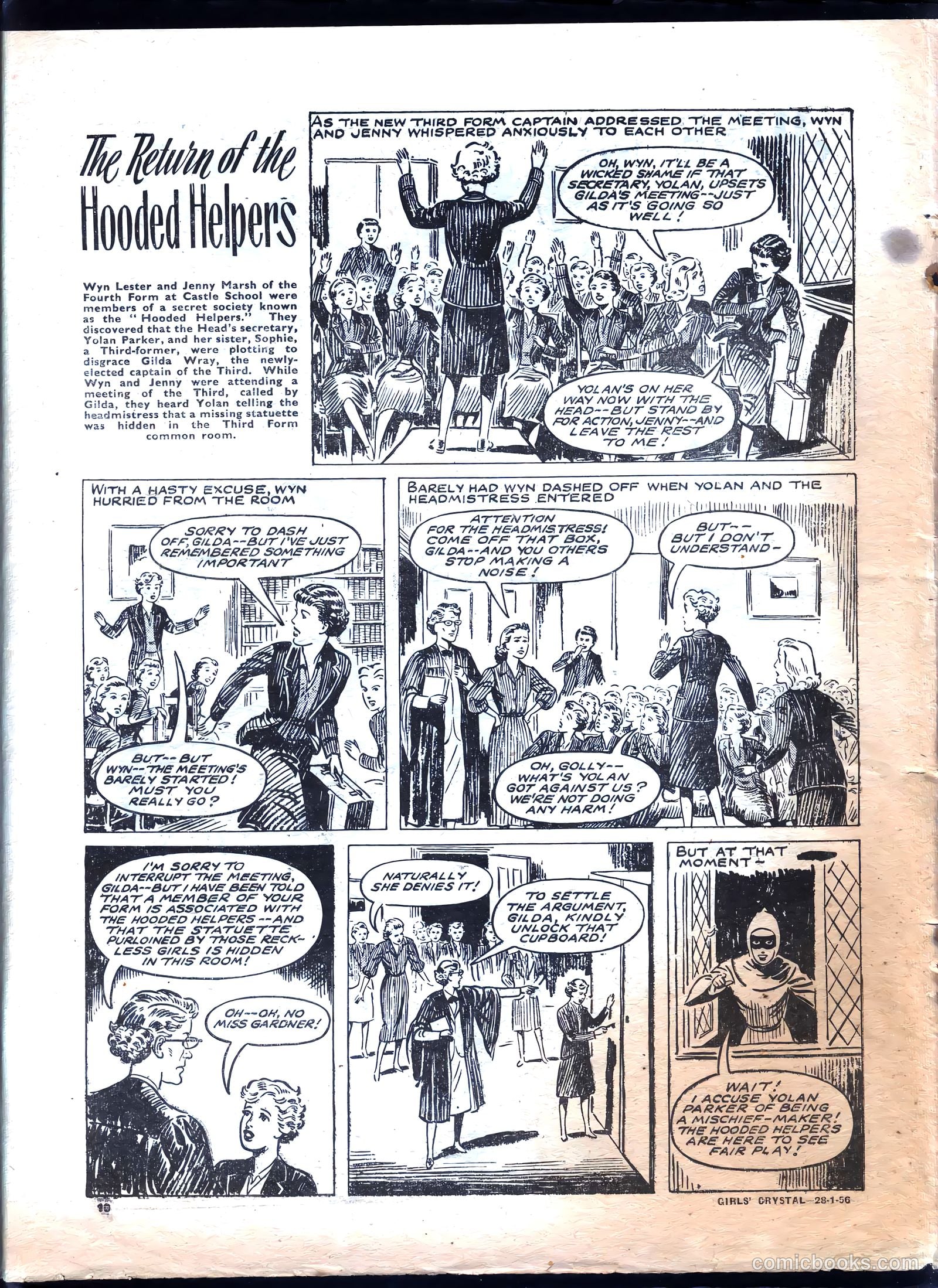 Girls' Crystal #1058 (1956) — page 10 of 20