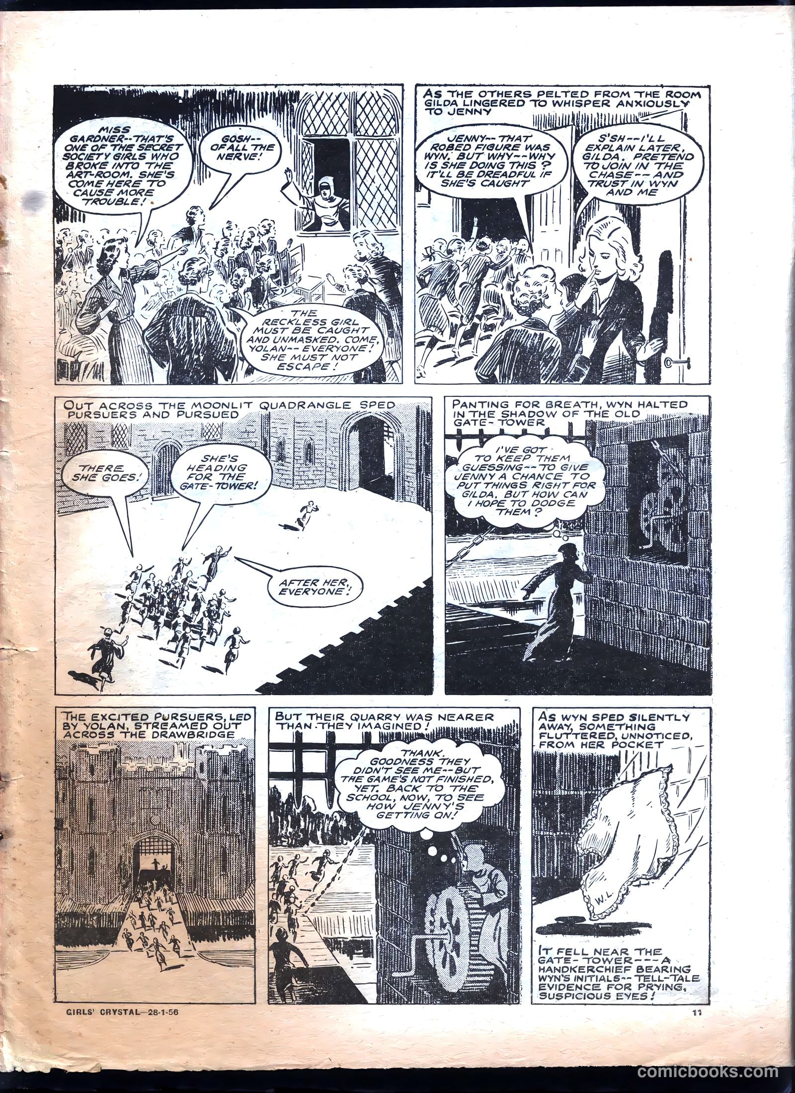 Girls' Crystal #1058 (1956) — page 11 of 20
