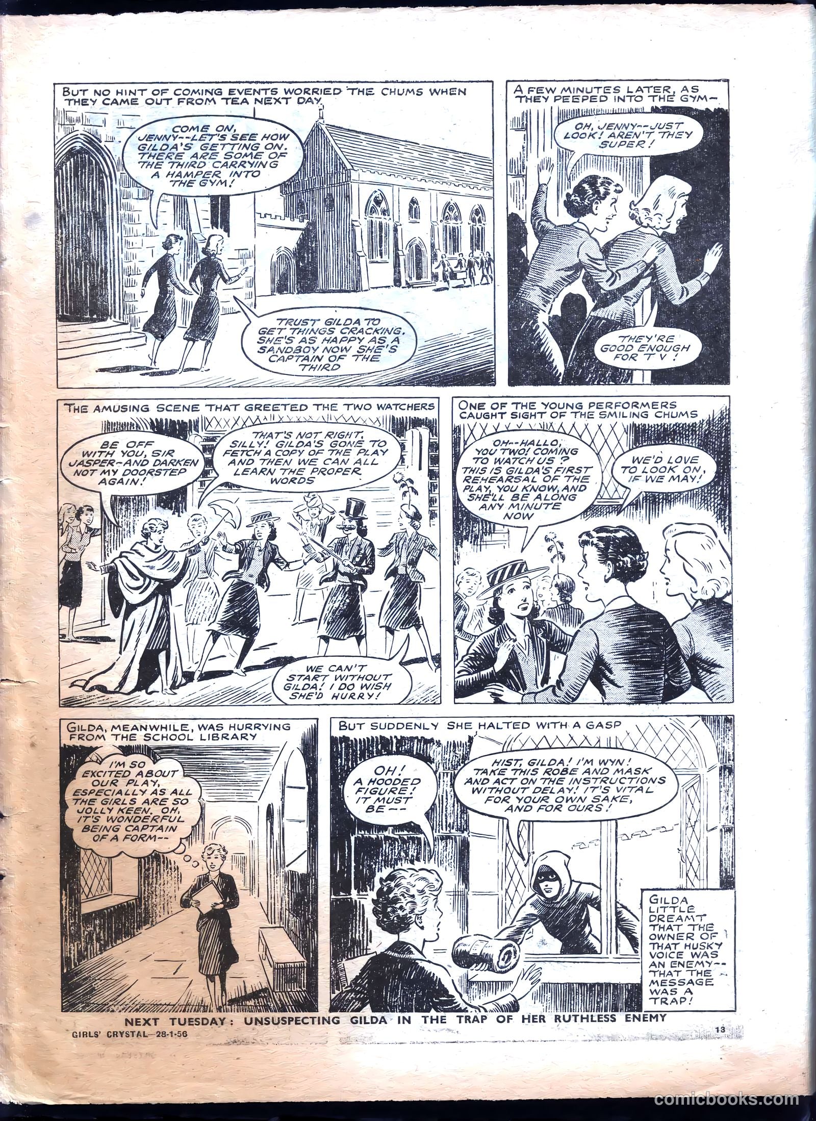 Girls' Crystal #1058 (1956) — page 13 of 20