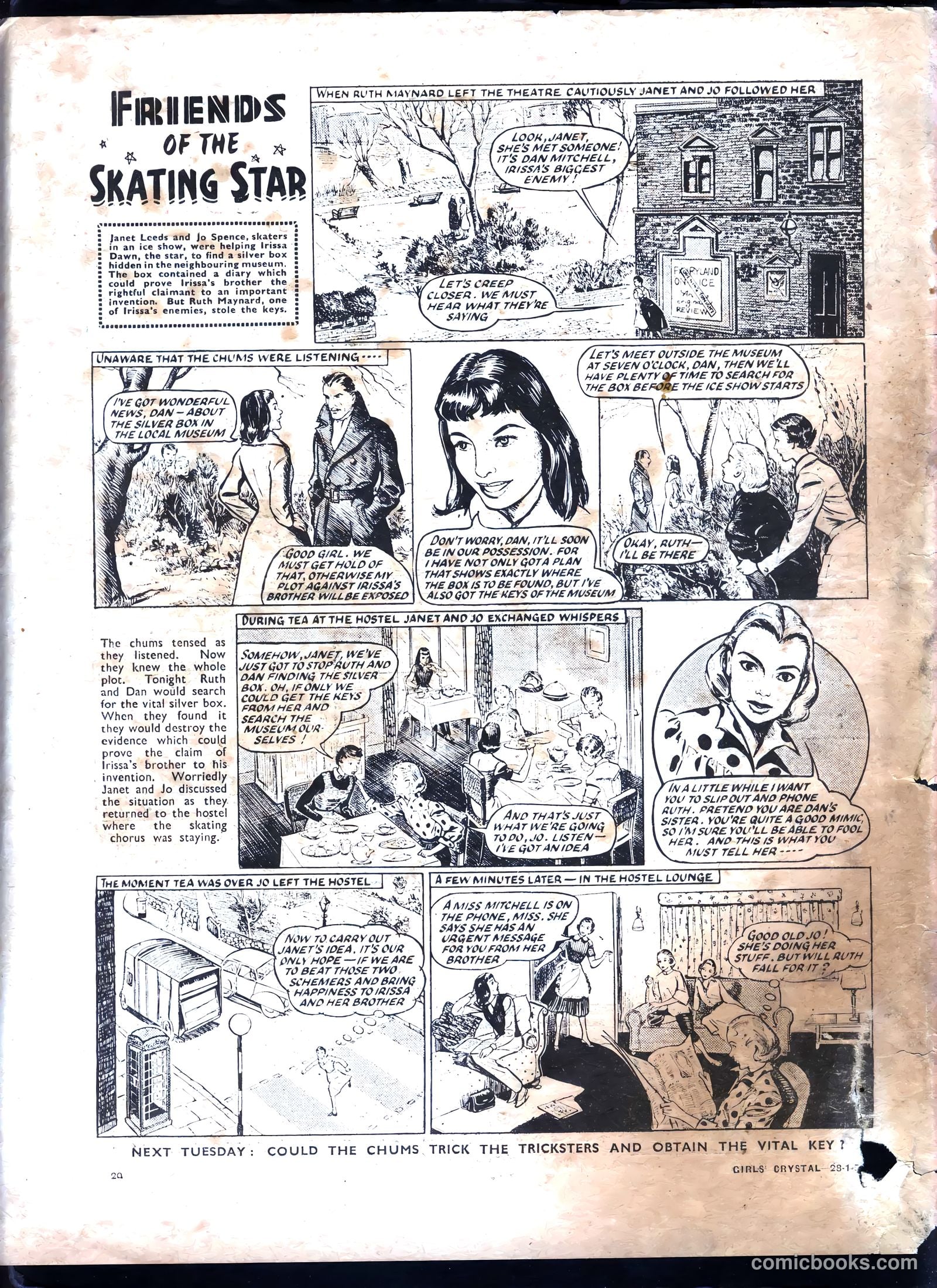 Girls' Crystal #1058 (1956) — page 20 of 20