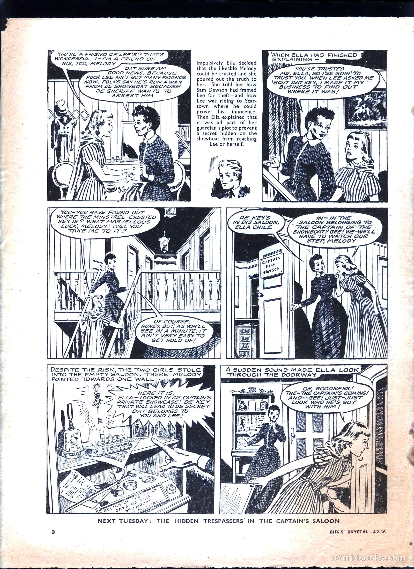 Girls' Crystal #1059 (1956) — page 6 of 20