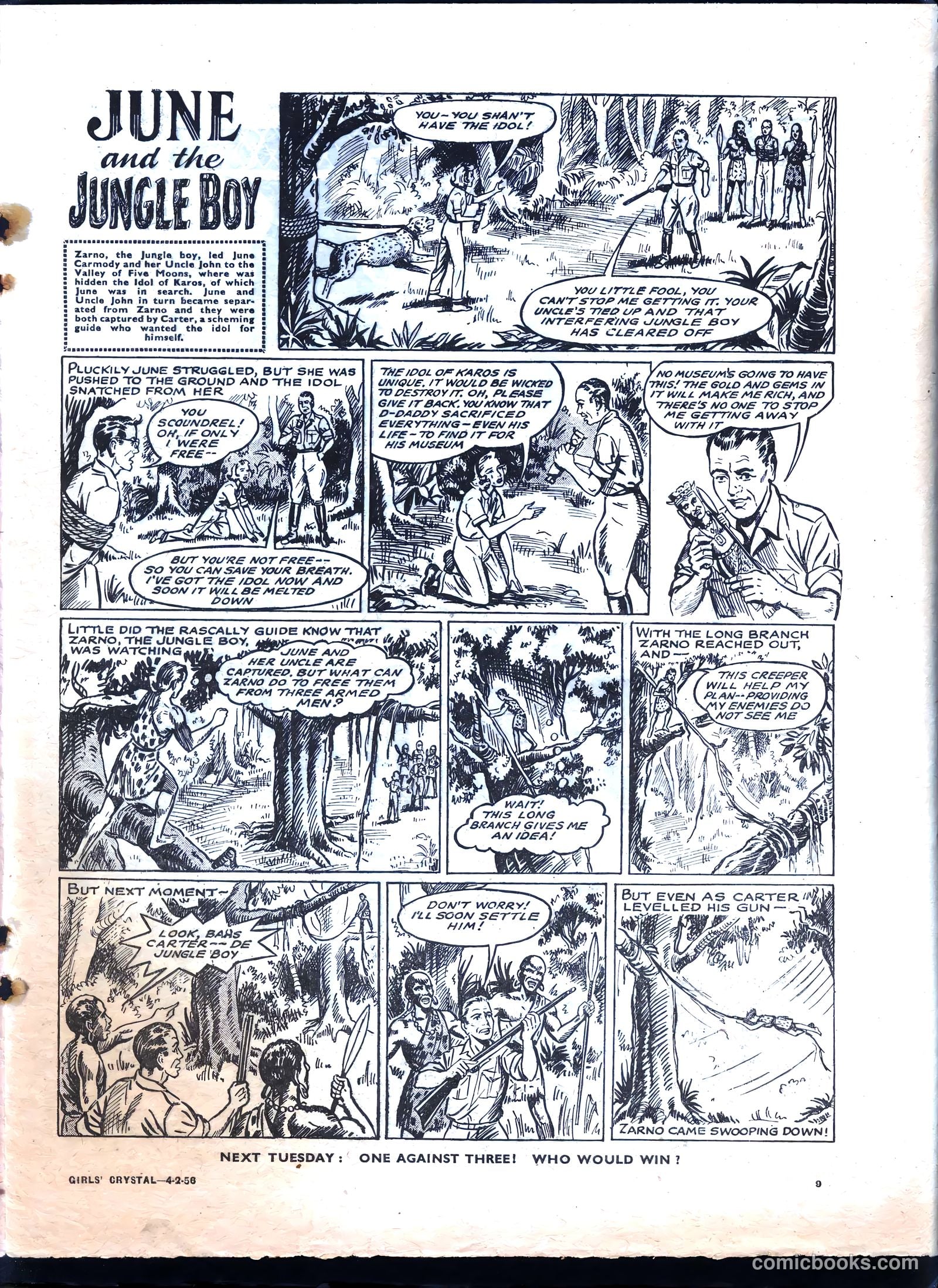 Girls' Crystal #1059 (1956) — page 9 of 20