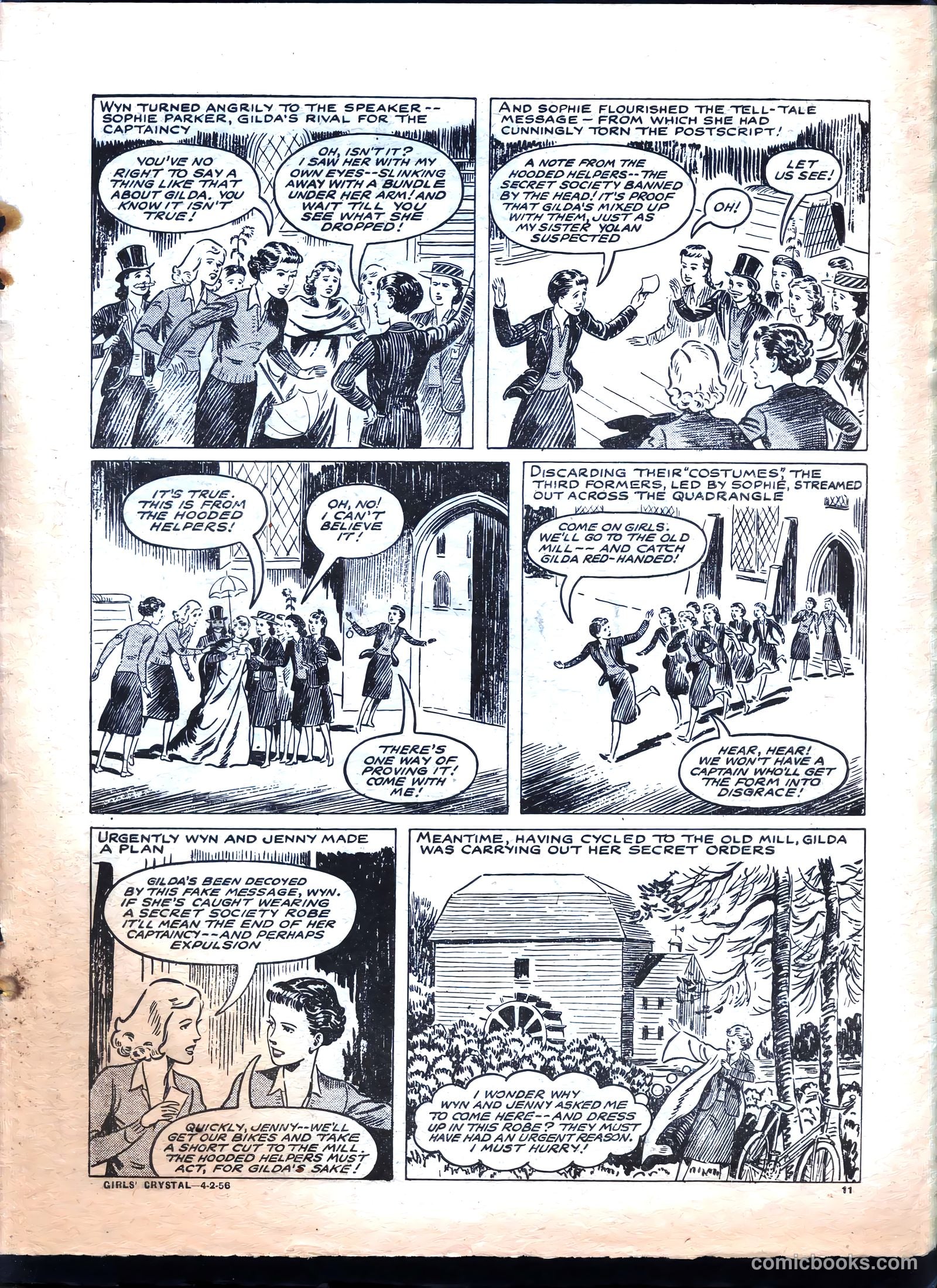 Girls' Crystal #1059 (1956) — page 11 of 20