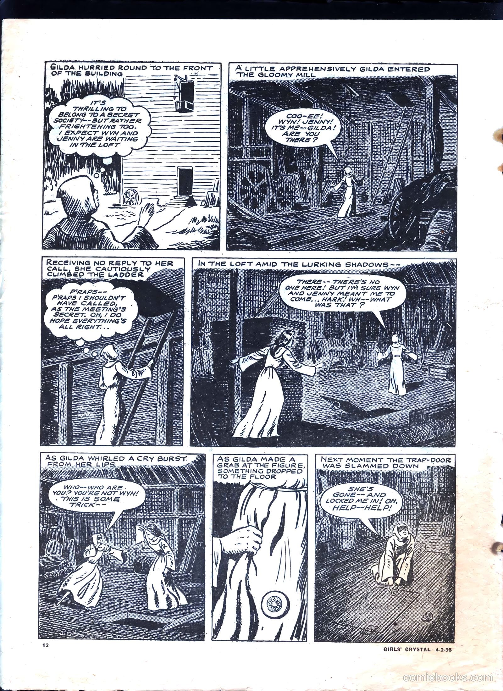 Girls' Crystal #1059 (1956) — page 12 of 20