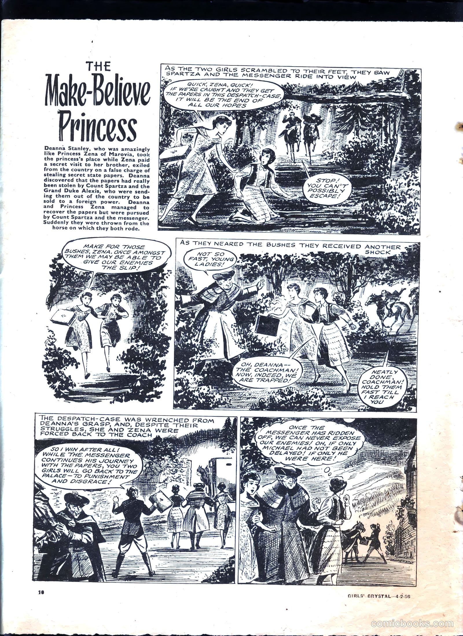 Girls' Crystal #1059 (1956) — page 16 of 20