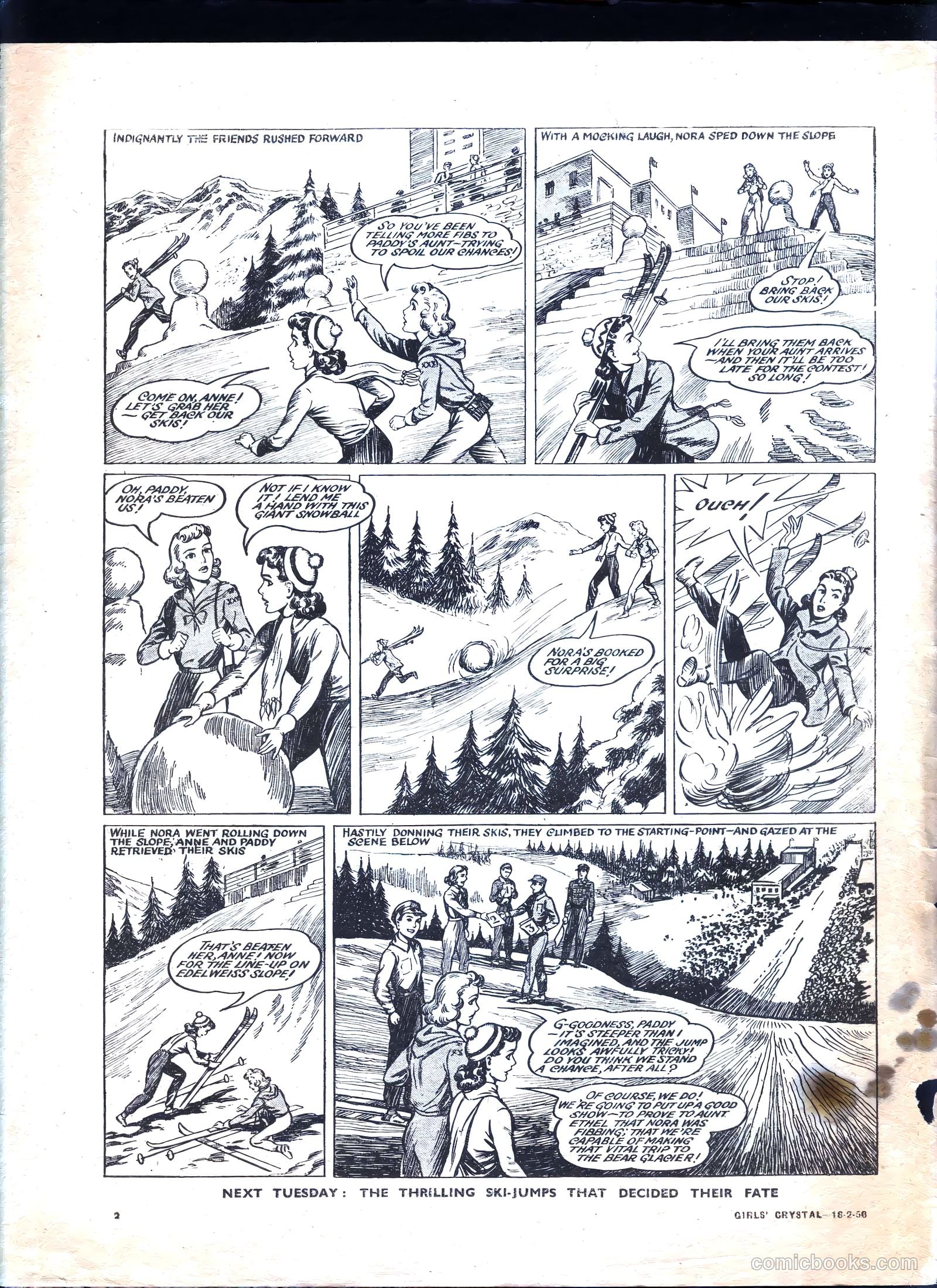 Girls' Crystal #1061 (1956) — page 2 of 20