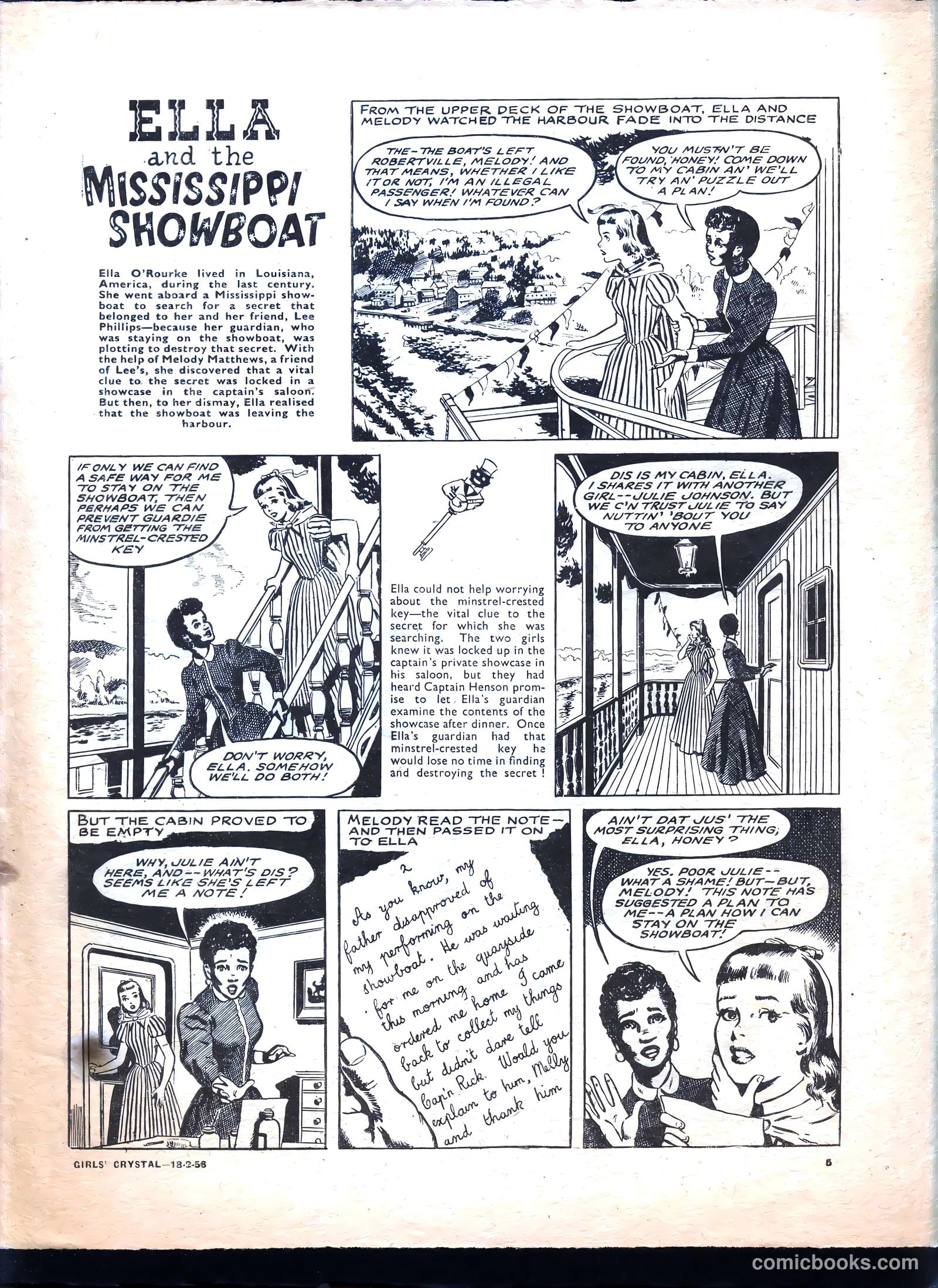 Girls' Crystal #1061 (1956) — page 5 of 20