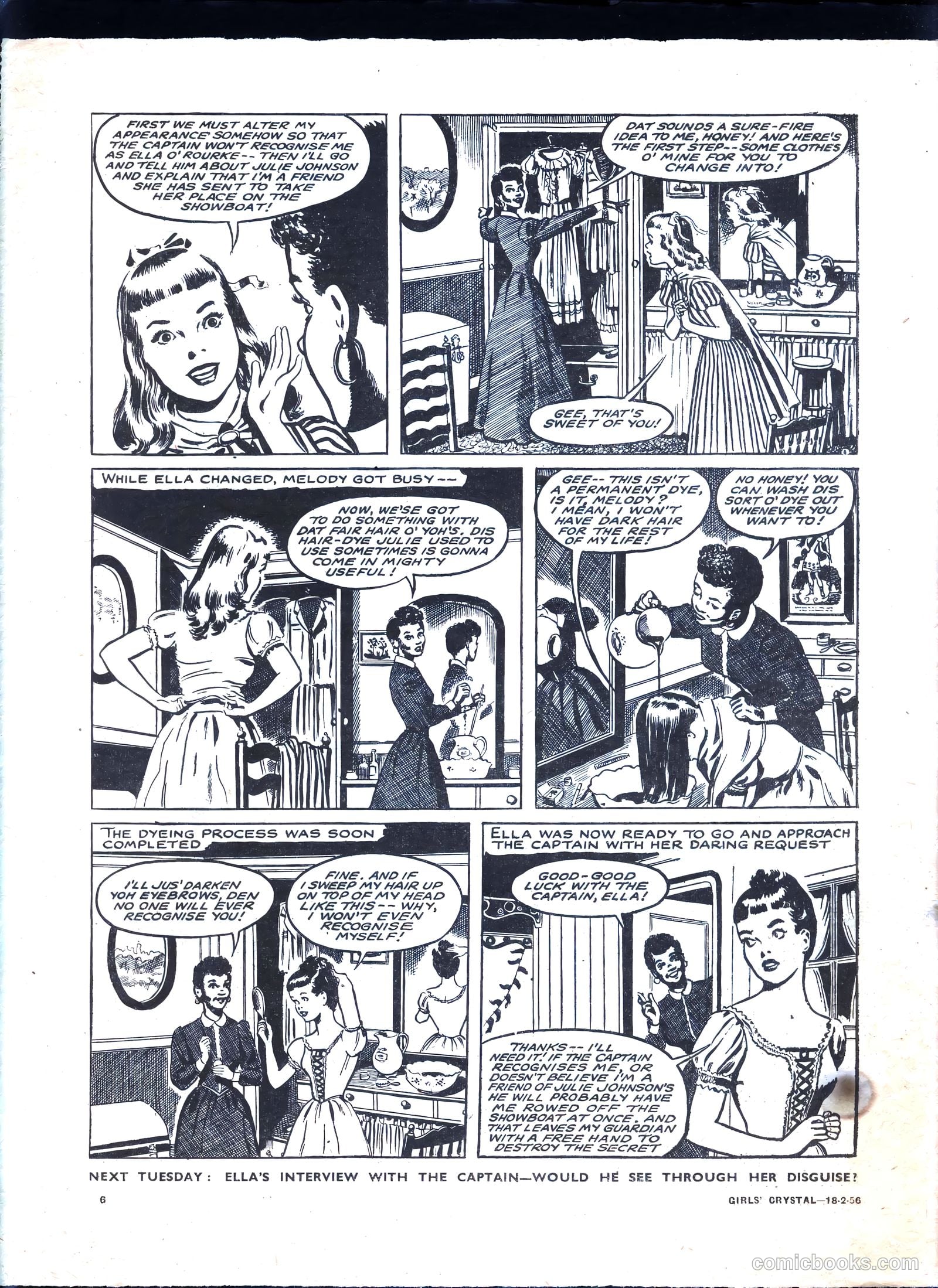 Girls' Crystal #1061 (1956) — page 6 of 20