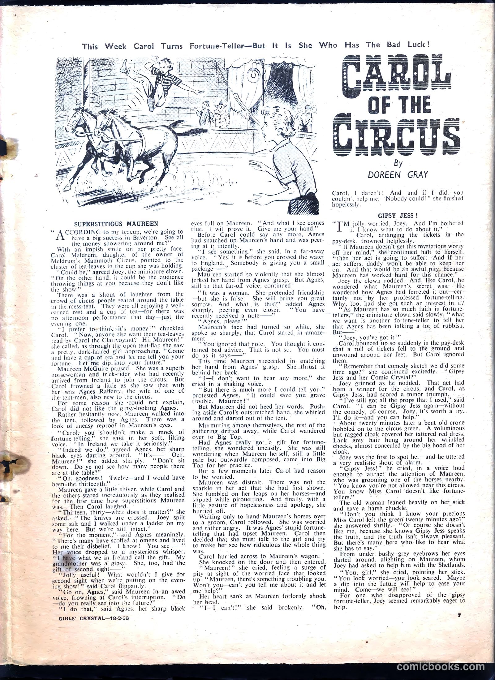 Girls' Crystal #1061 (1956) — page 7 of 20