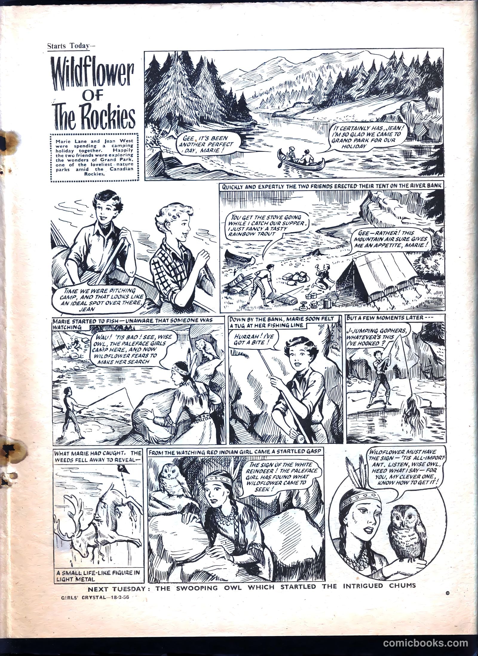Girls' Crystal #1061 (1956) — page 9 of 20