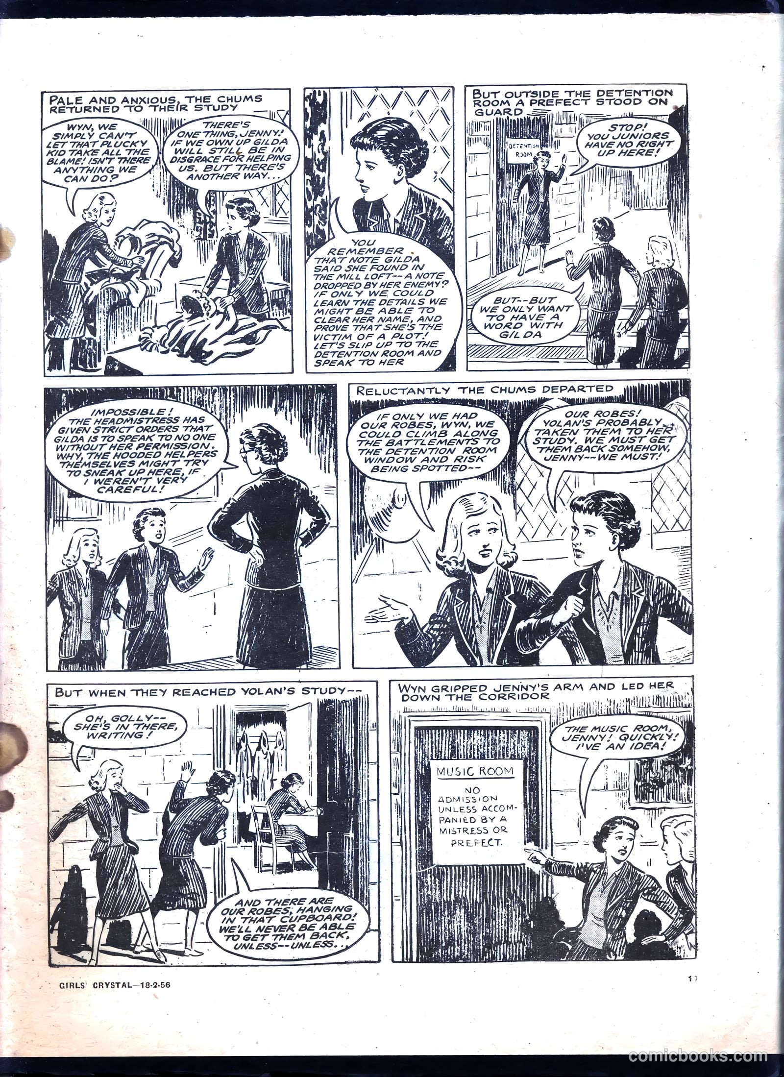 Girls' Crystal #1061 (1956) — page 11 of 20