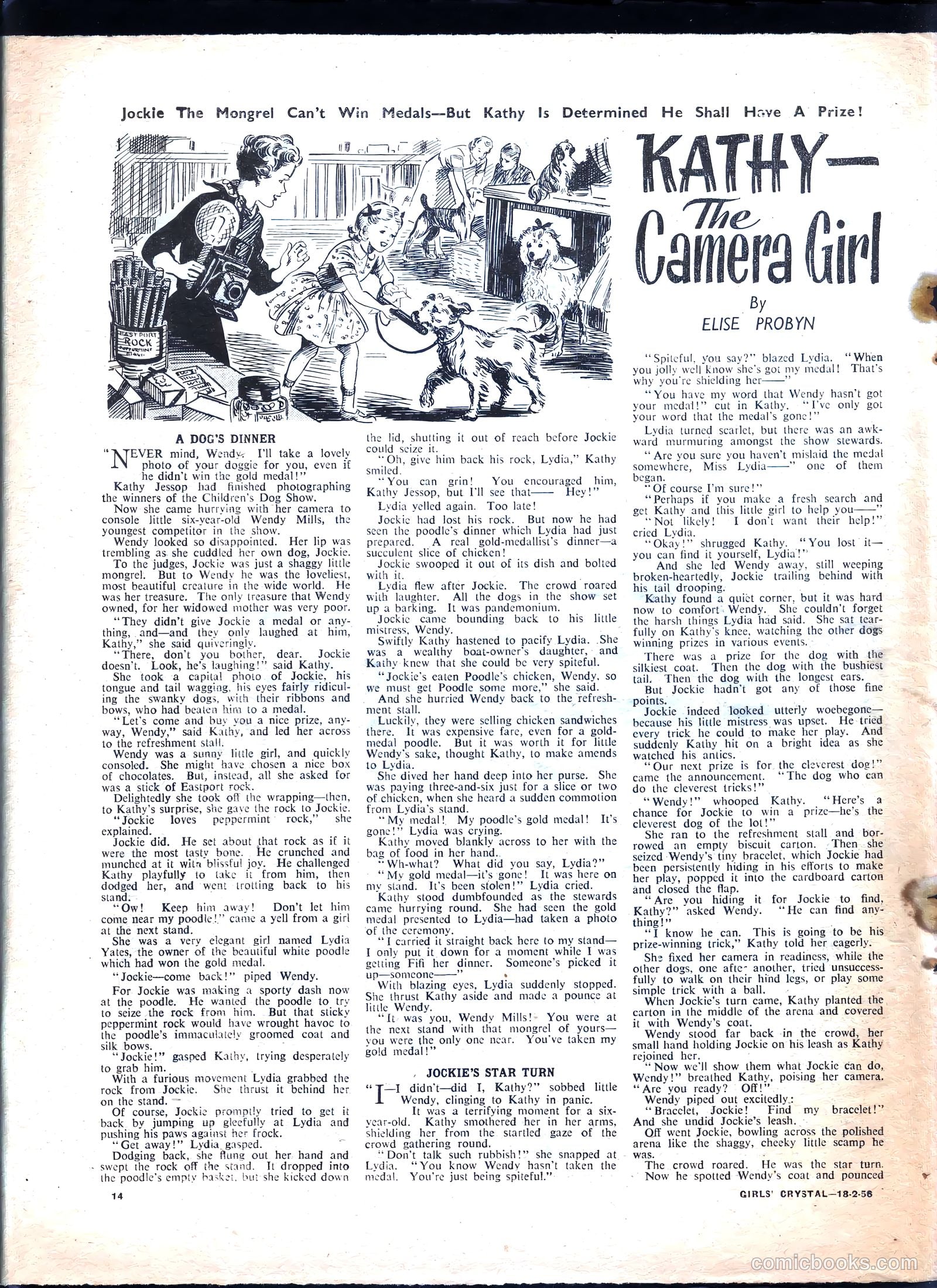 Girls' Crystal #1061 (1956) — page 14 of 20