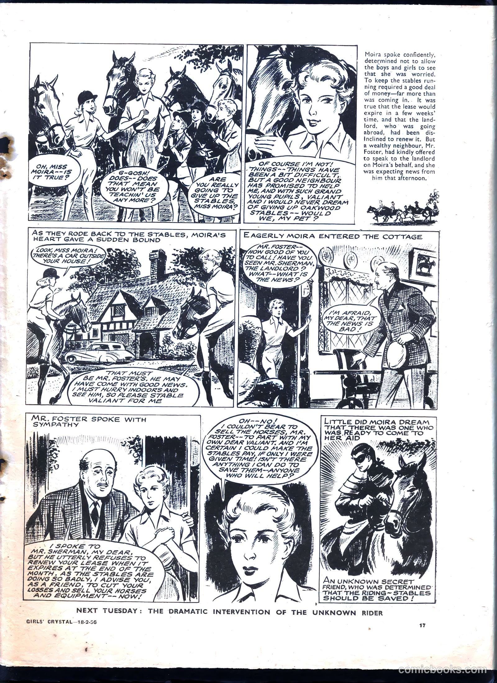 Girls' Crystal #1061 (1956) — page 17 of 20