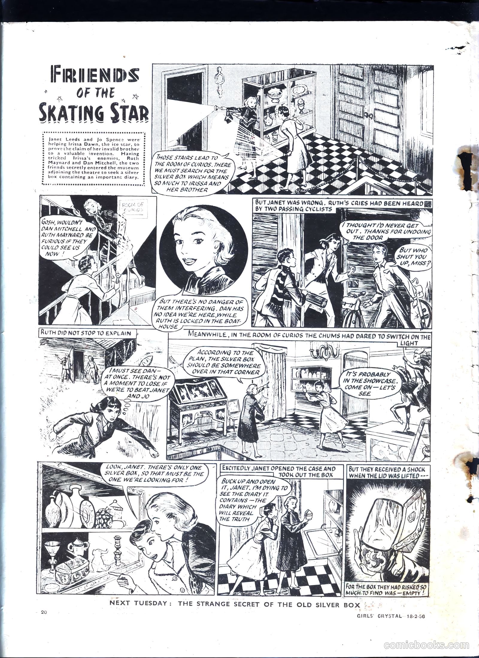 Girls' Crystal #1061 (1956) — page 20 of 20