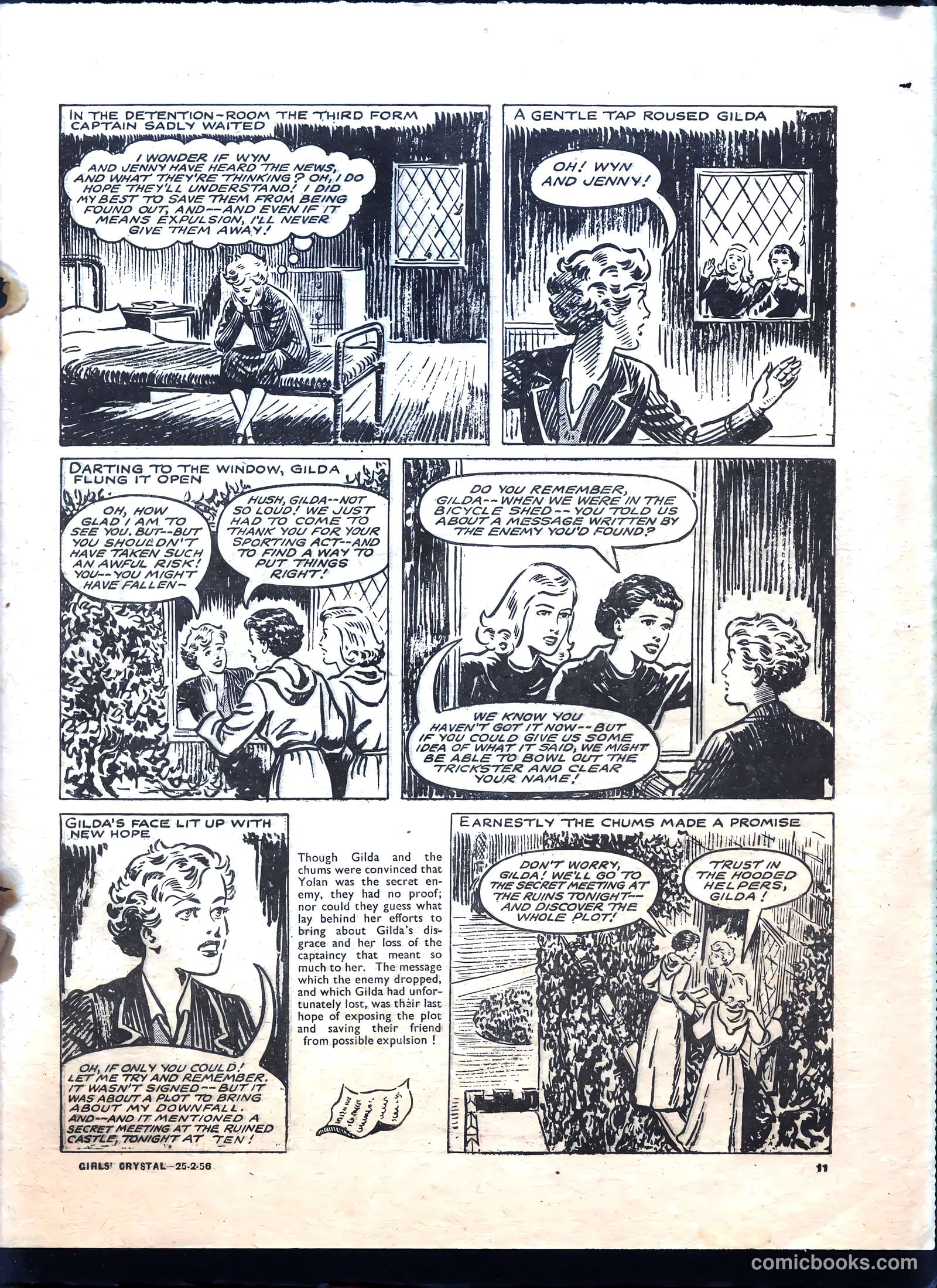 Girls' Crystal #1062 (1956) — page 11 of 20