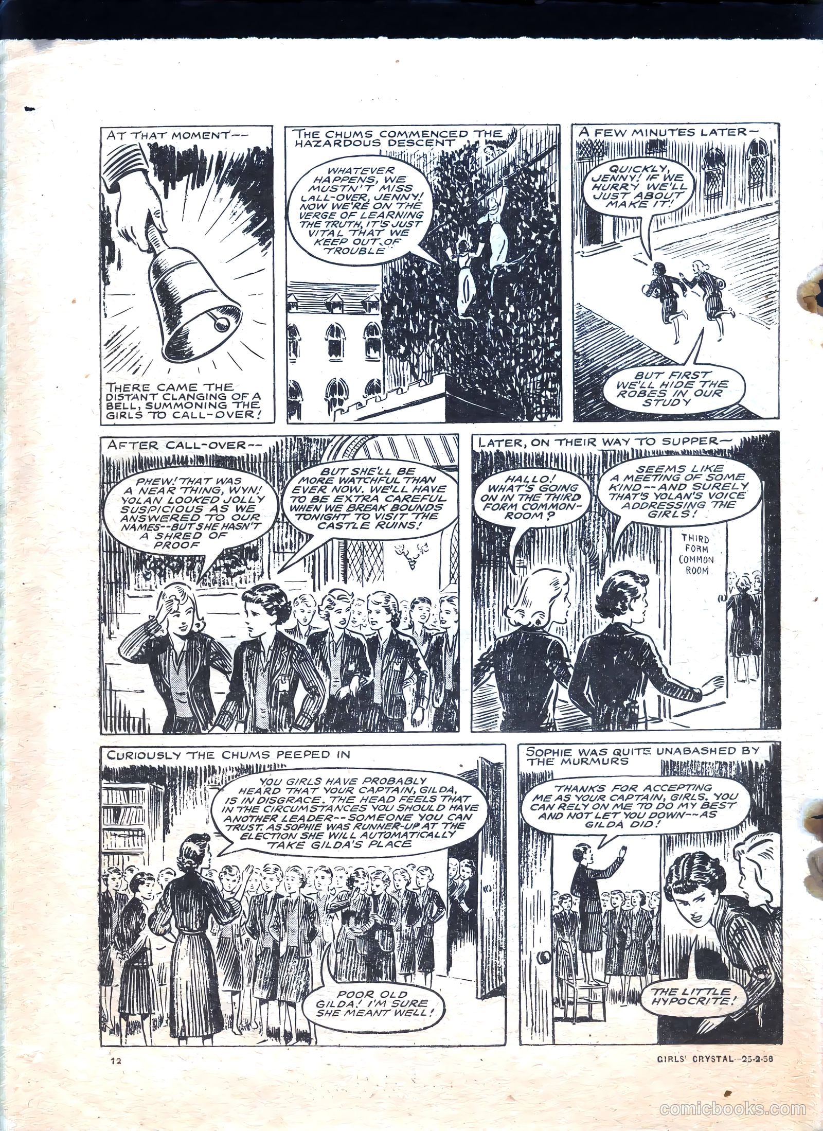 Girls' Crystal #1062 (1956) — page 12 of 20