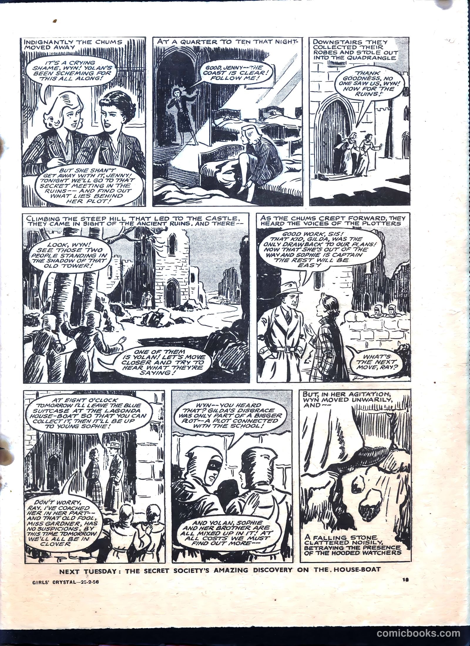 Girls' Crystal #1062 (1956) — page 13 of 20