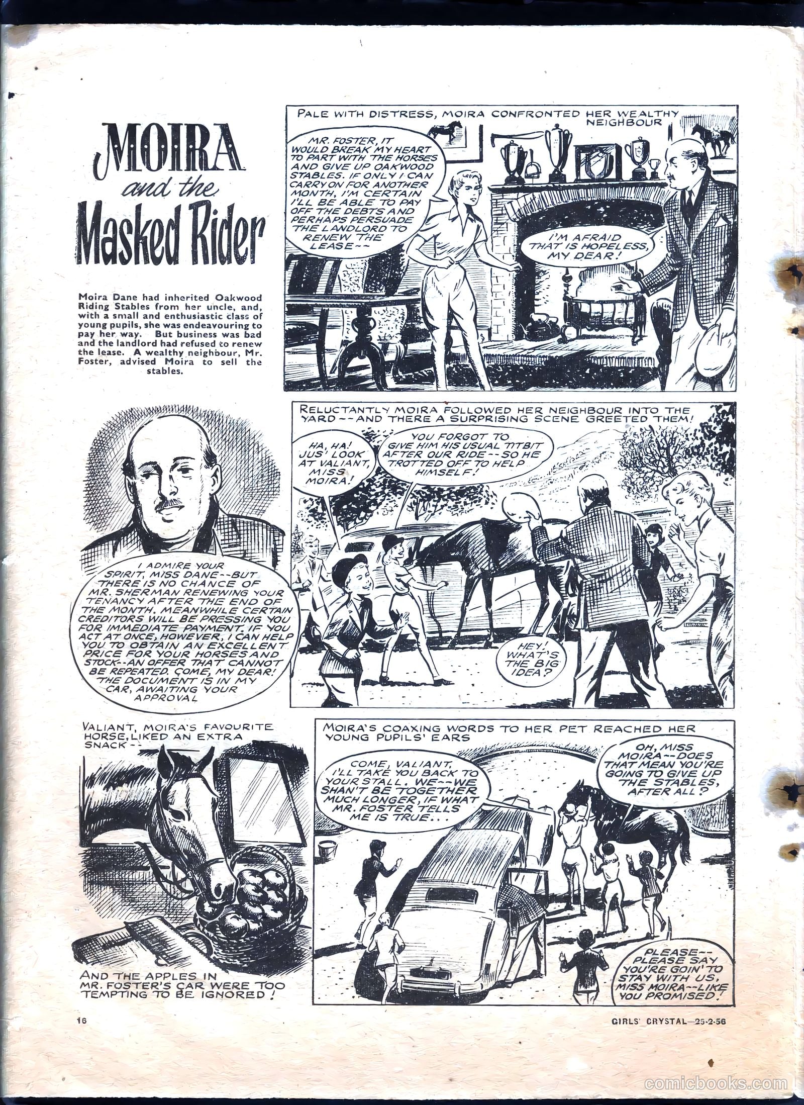 Girls' Crystal #1062 (1956) — page 16 of 20