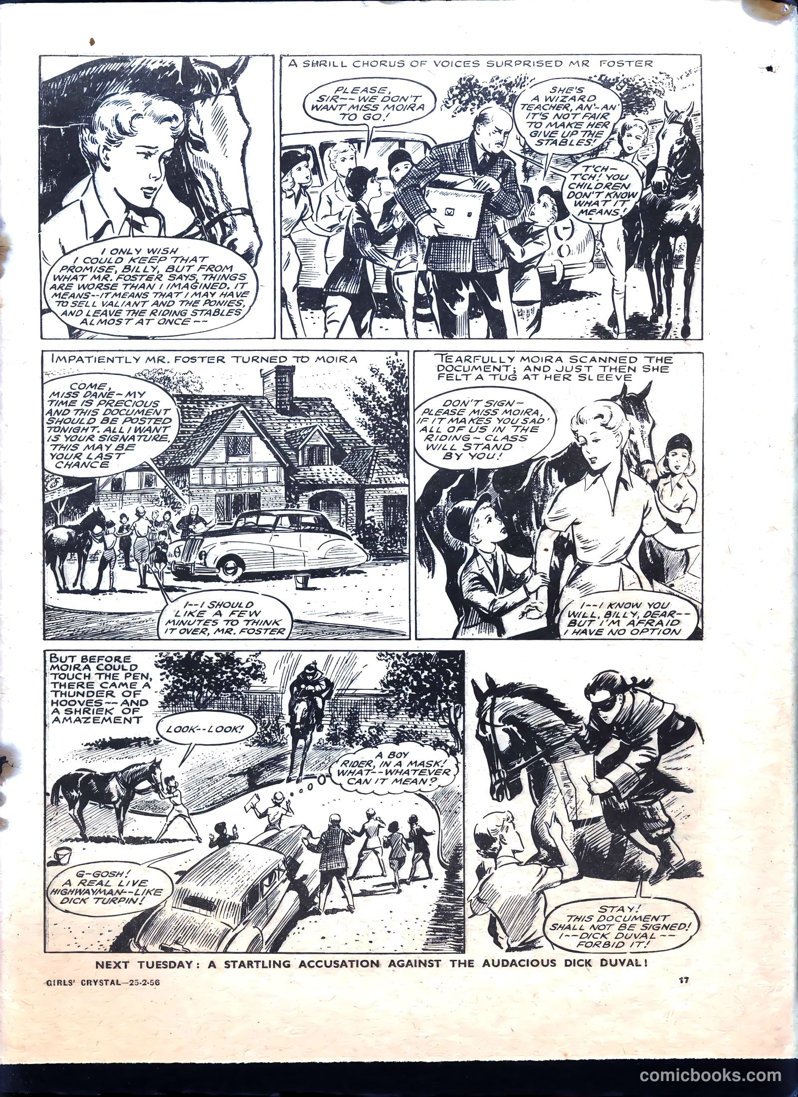 Girls' Crystal #1062 (1956) — page 17 of 20